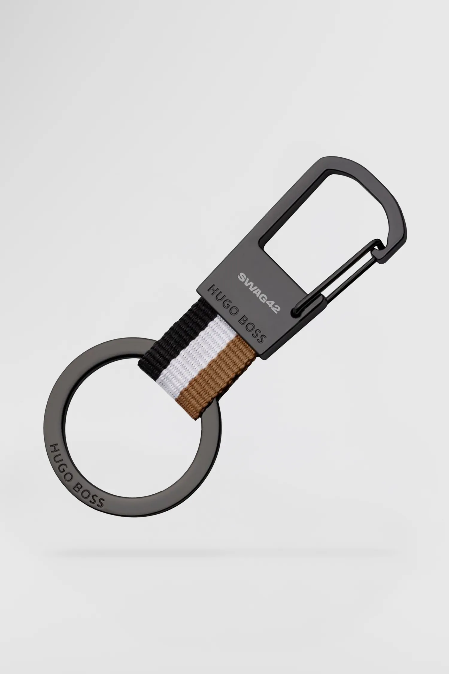 Custom Hugo Boss Iconic Keychain Swag42 - Smart Trackers with Your Logo