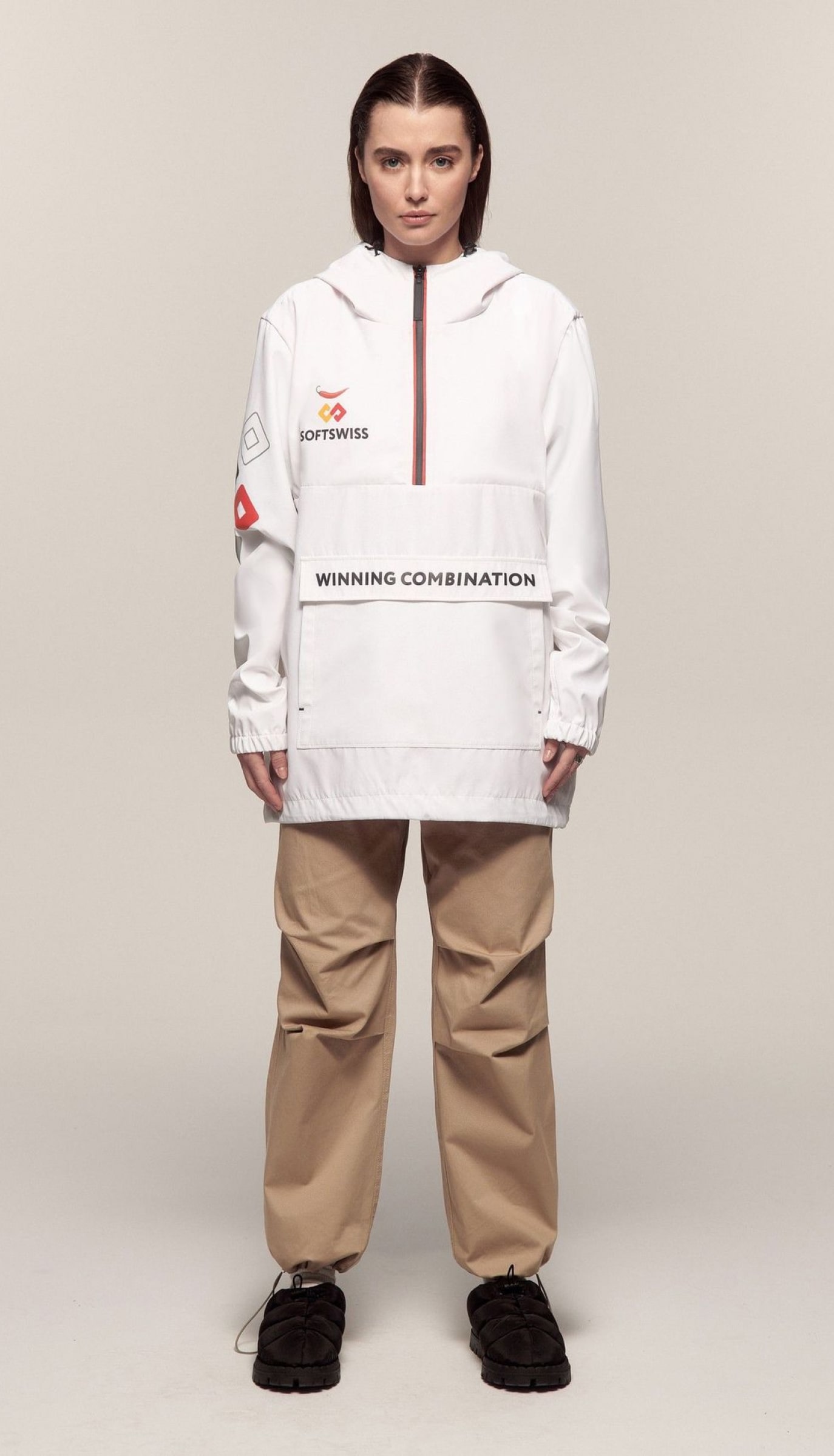 Branded windproof jacket