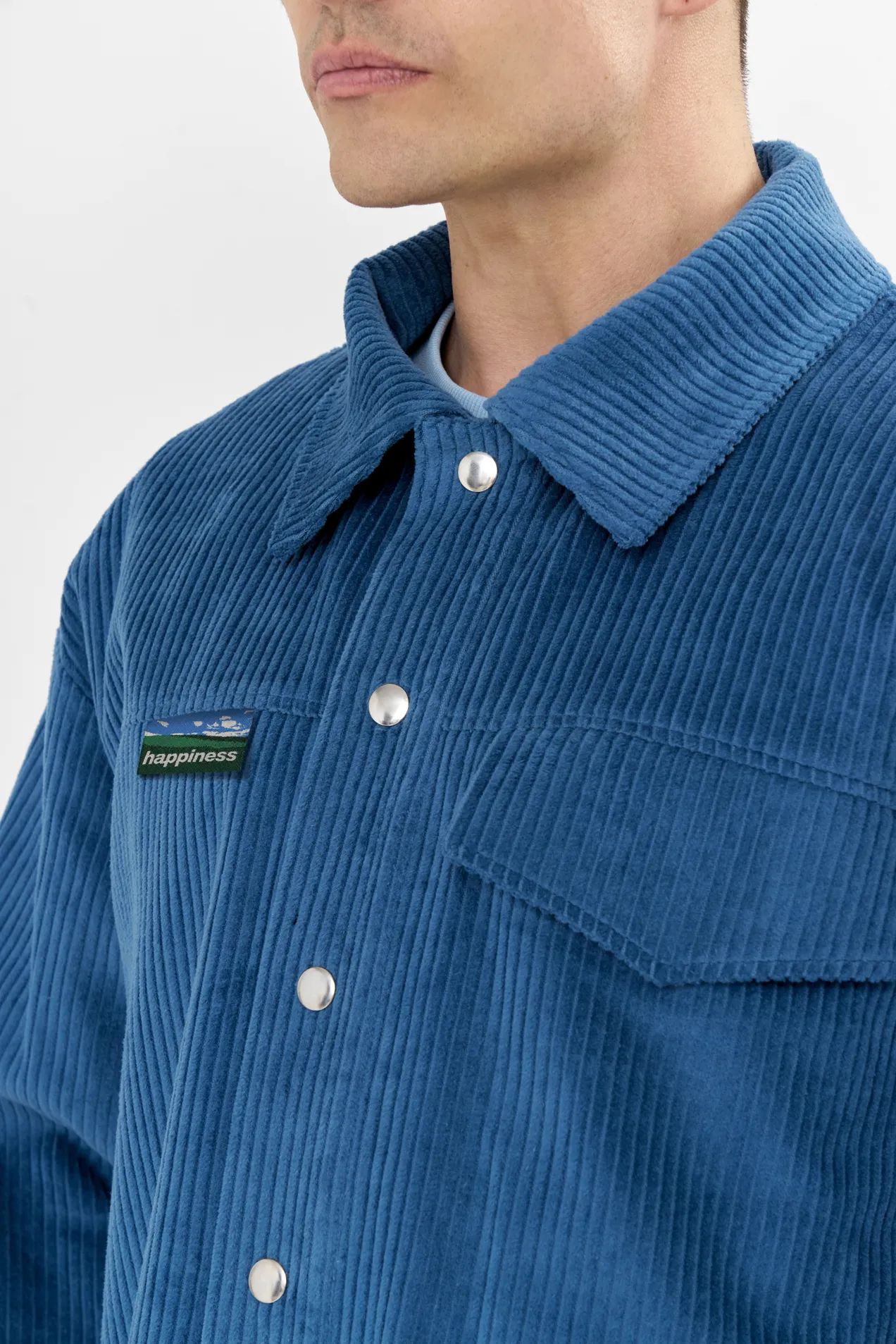 Unisex Corduroy Button Shirt position: 4