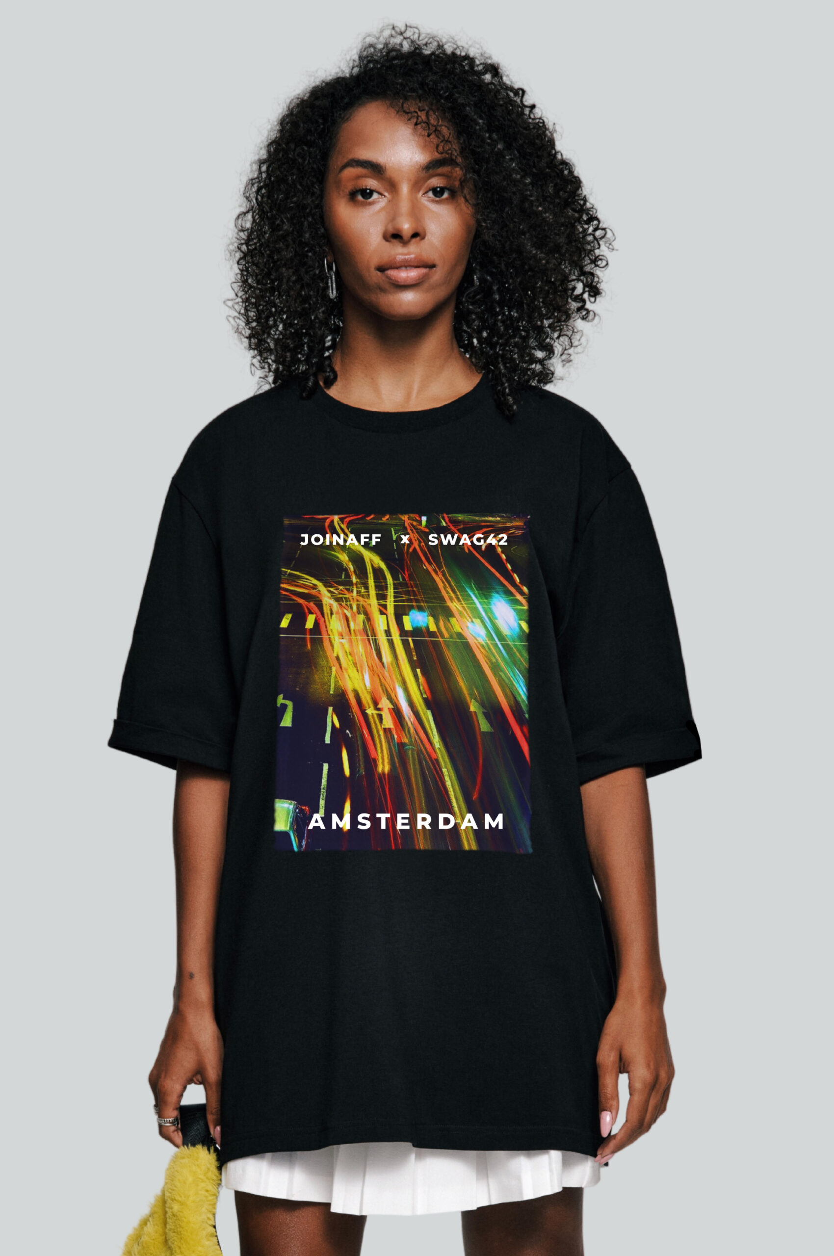 Rolled-sleeved unisex T-Shirt for custom event merchandise