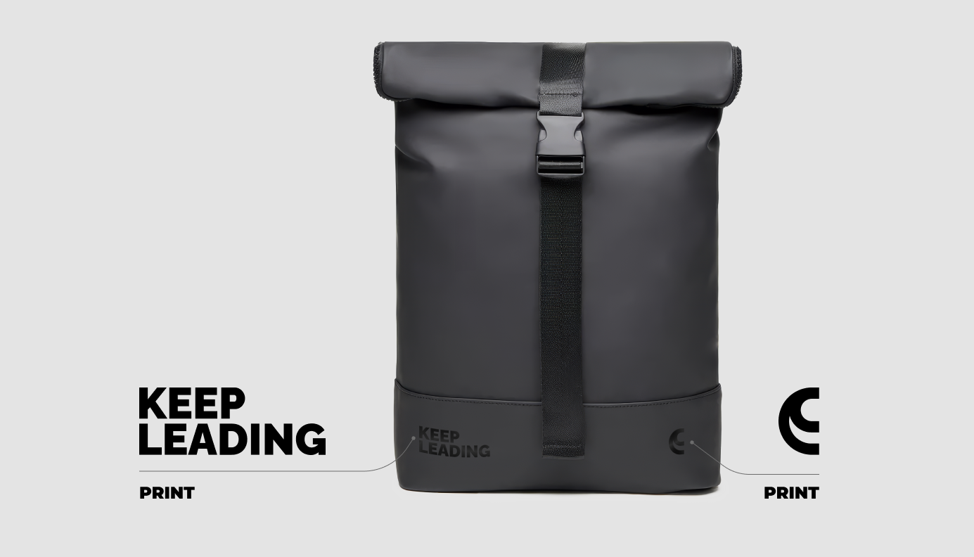 Waterproof custom backpack for CoinsPaid