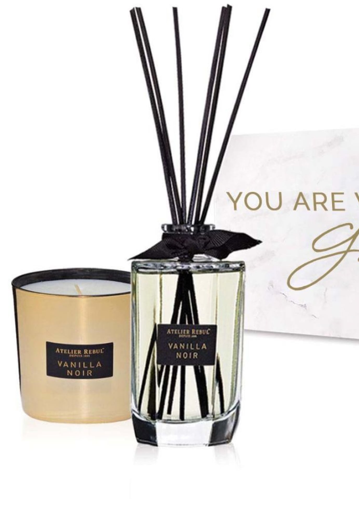 Custom aroma diffuser and candle