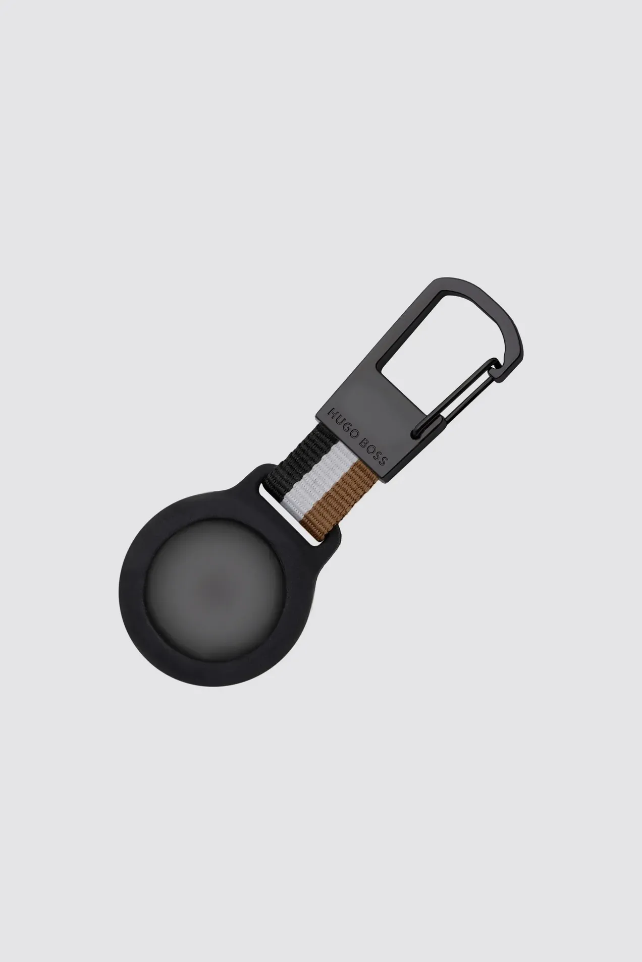 custom Hugo Boss Key Ring with AirTag holder Iconic with your logo