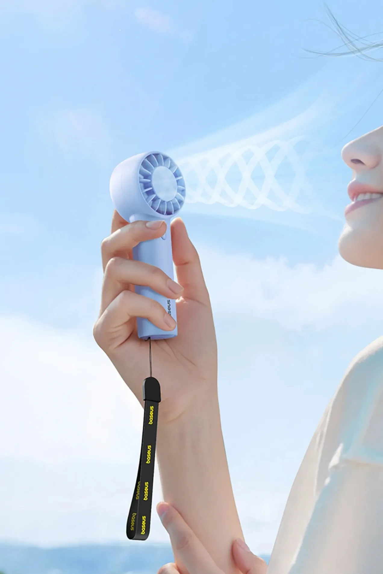 custom Baseus GoTrip DT1 Portable Handheld Fan with your logo