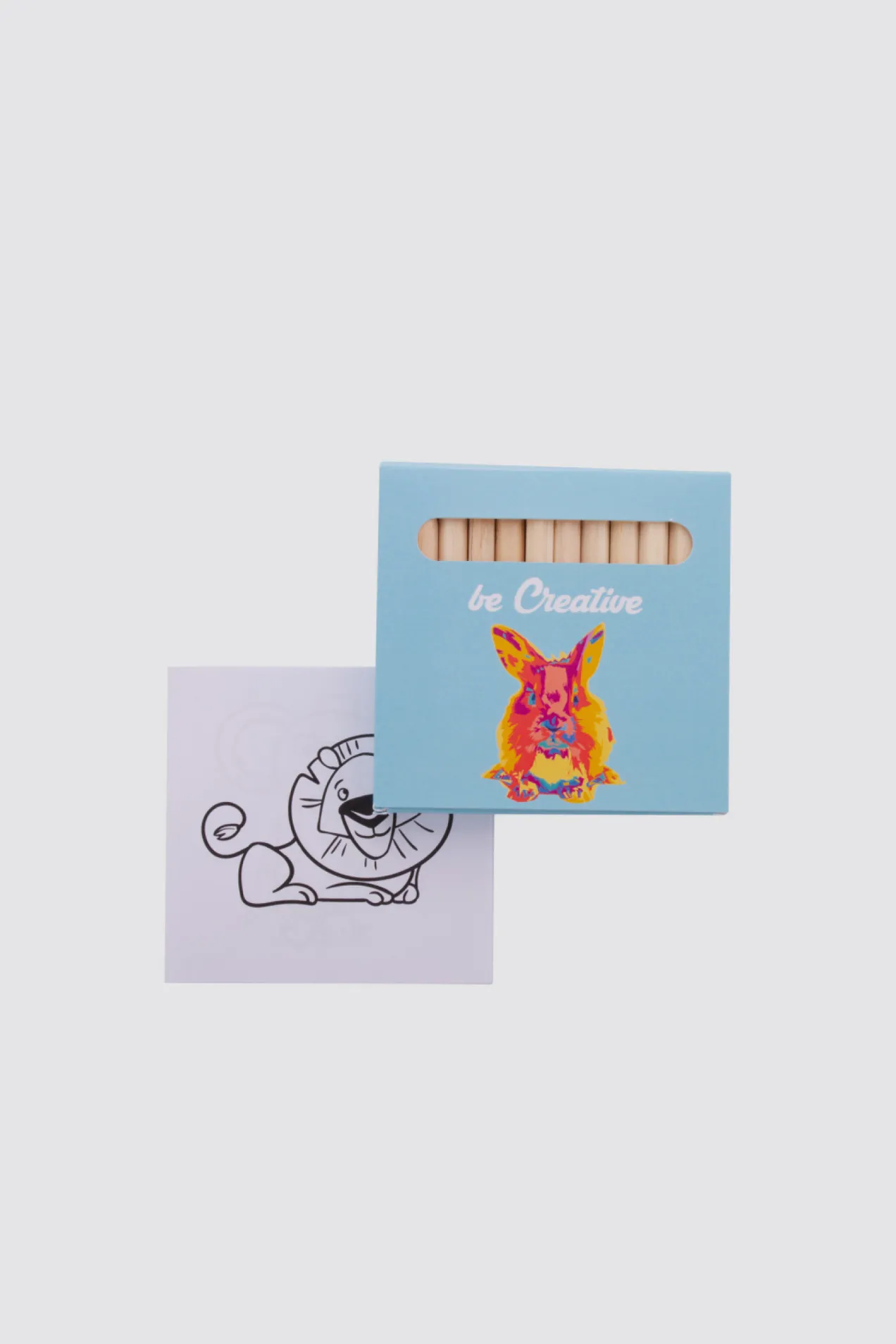 custom Custom Animal Colouring Set with 12 Pencils with your logo