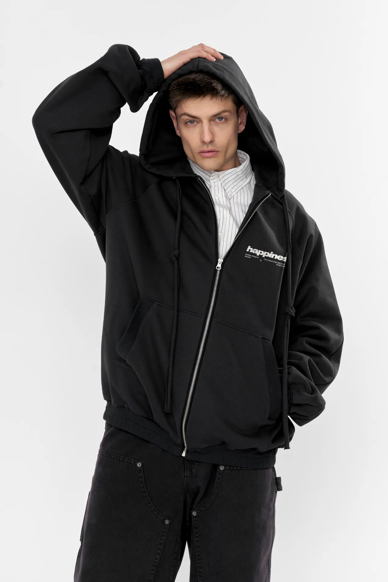 Oversized Ultra Heavyweight Zip Hoodie 470 position: 1