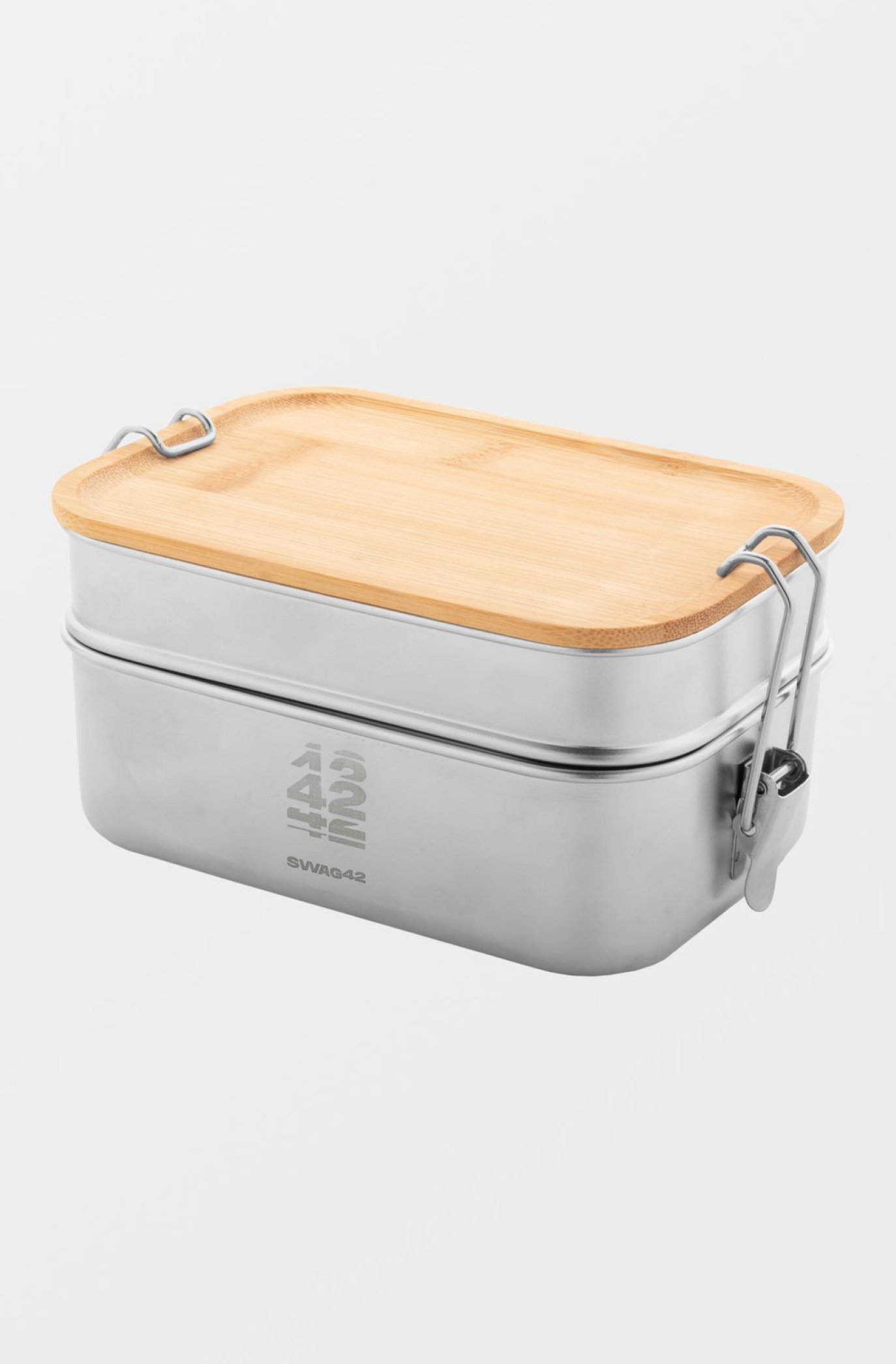 Stainless steel lunch box with cusyom logo