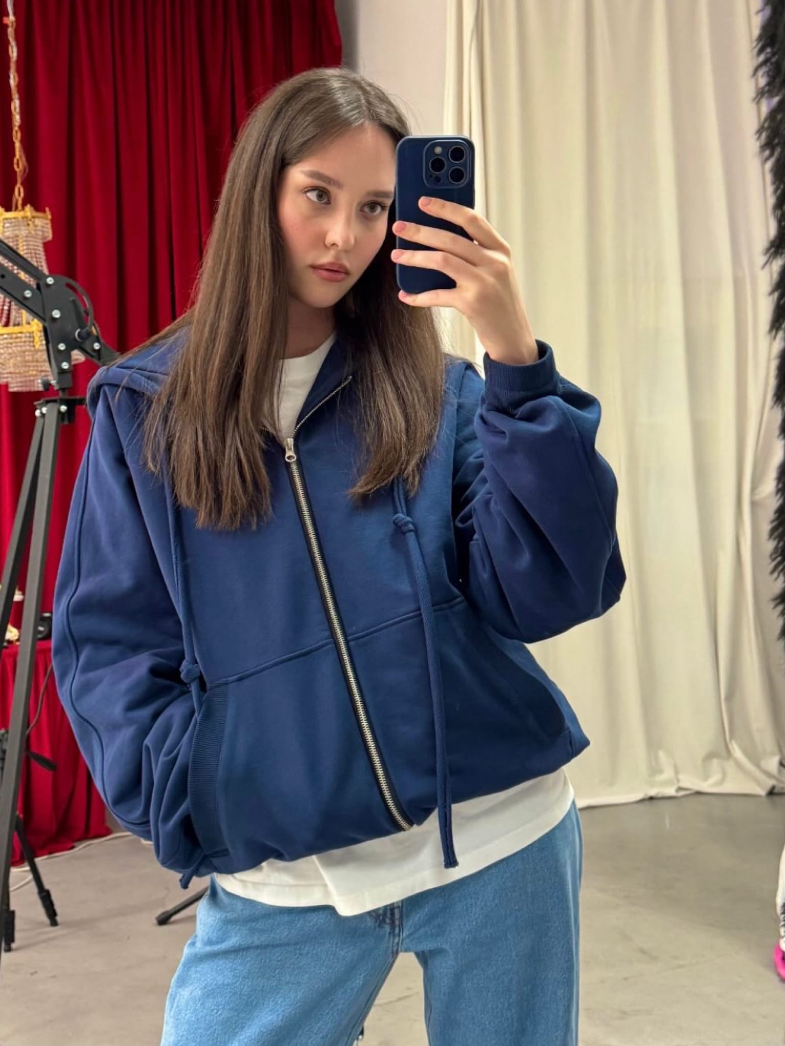 Oversized Ultra Heavyweight Zip Hoodie 470