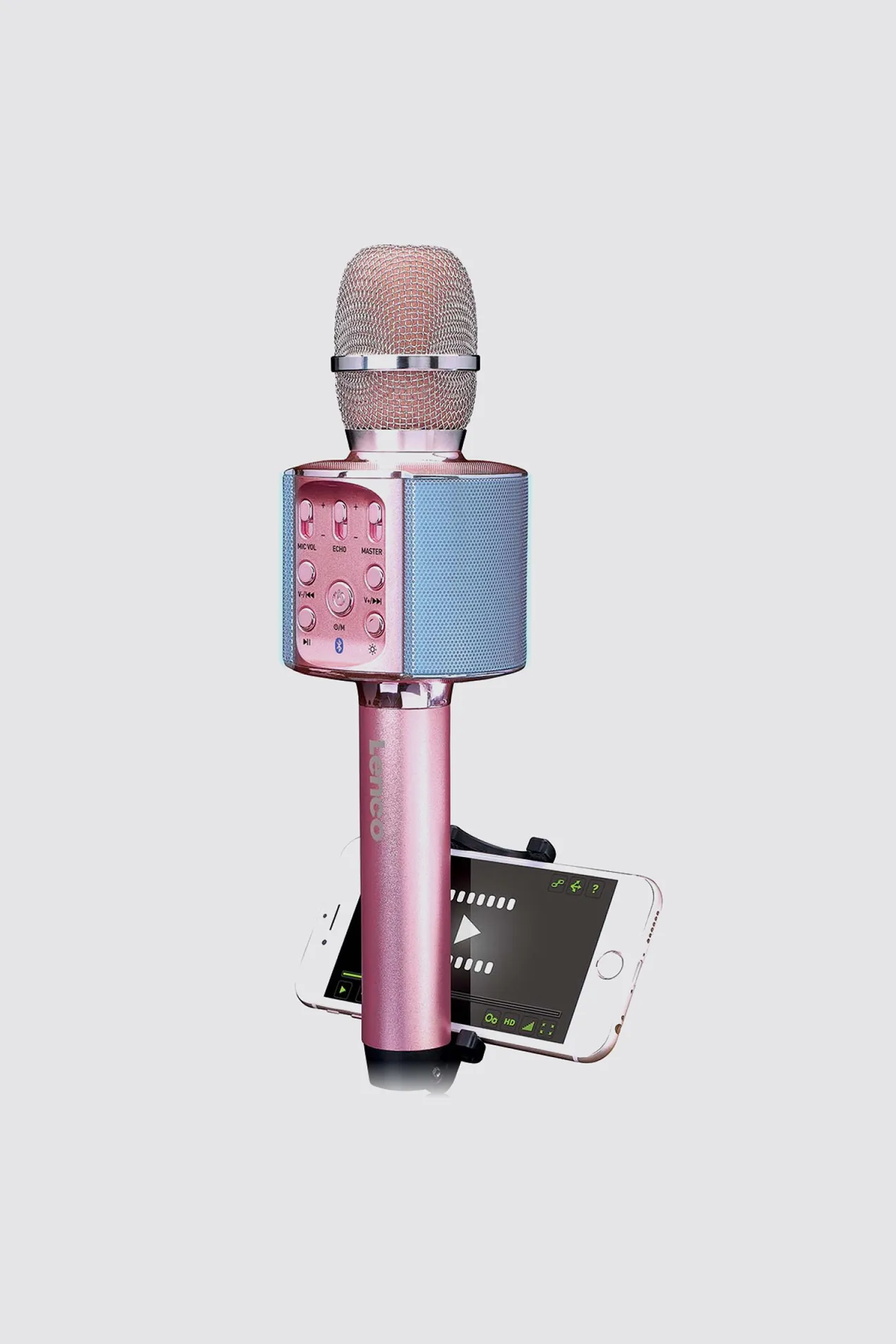 Lenco Bluetooth Karaoke Microphone with Speaker & Party Lights position: 4