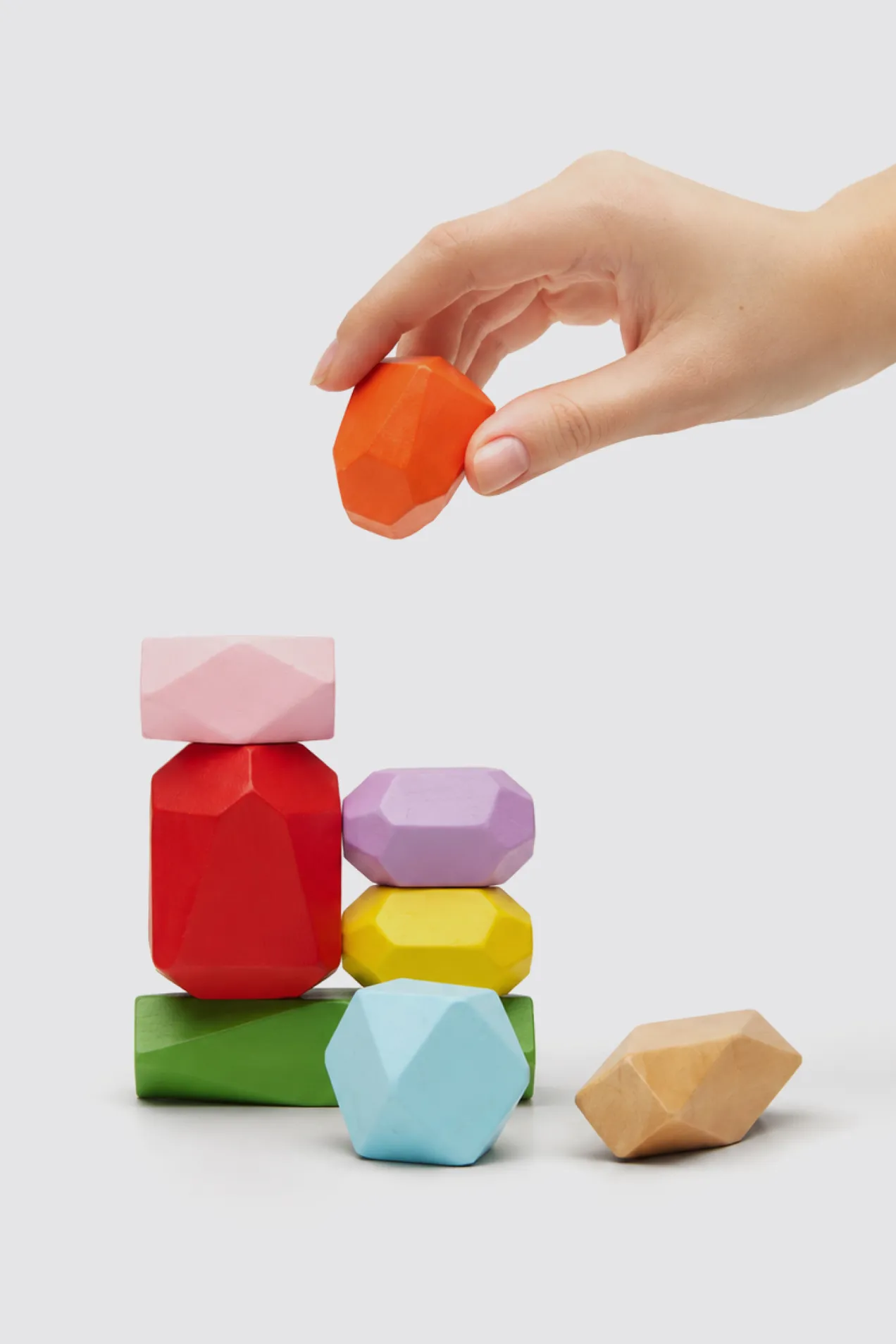 branded Wooden Balancing Game