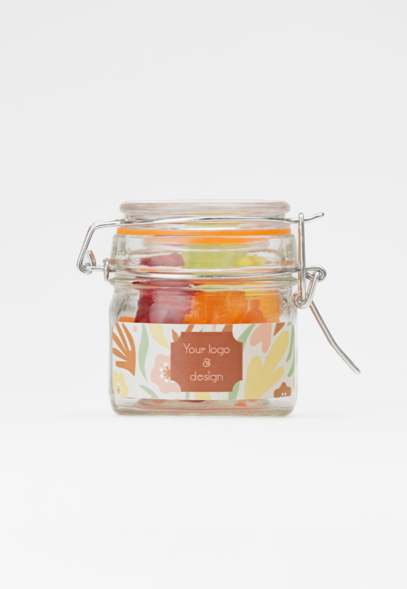 Retro sweets jelly jar