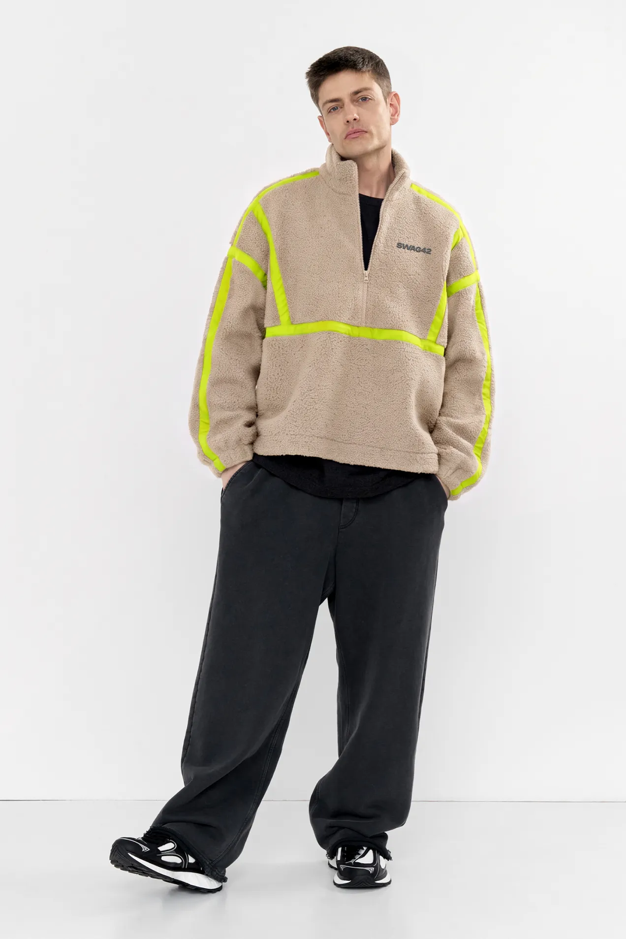 branded Teddy Fusion Zip Sweatshirt