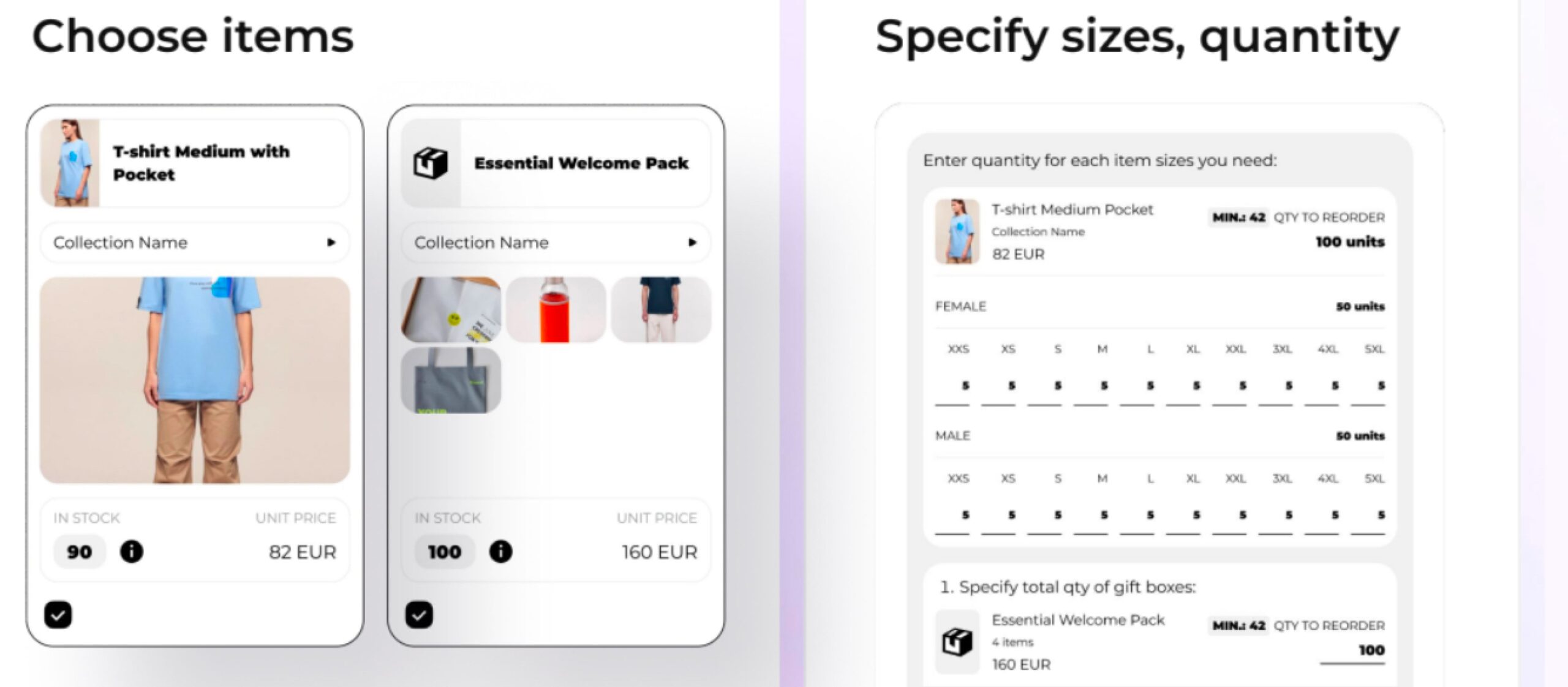 Swag42 Platform dashboard