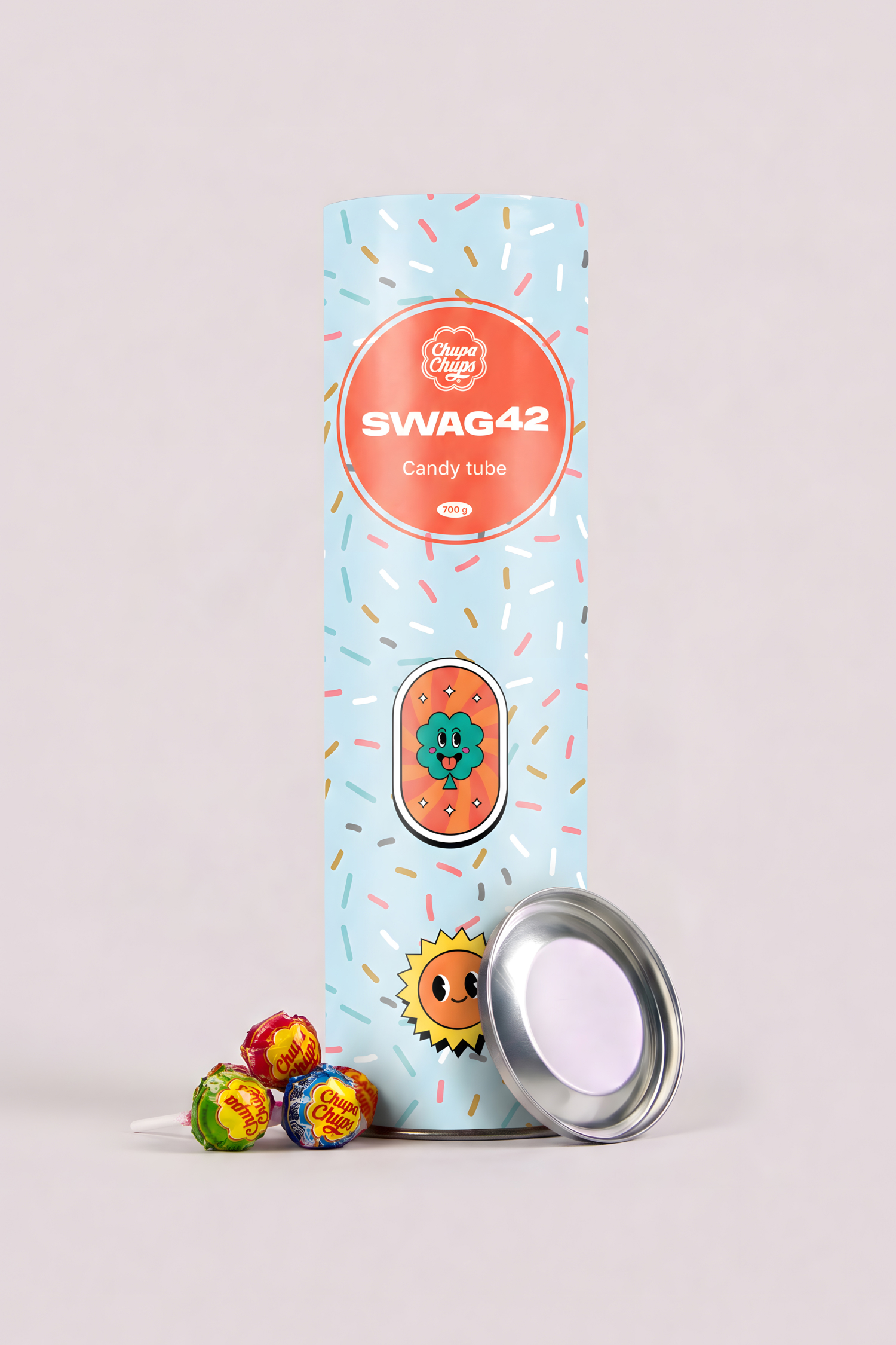 Chupa Chups Candy Tube 700 g