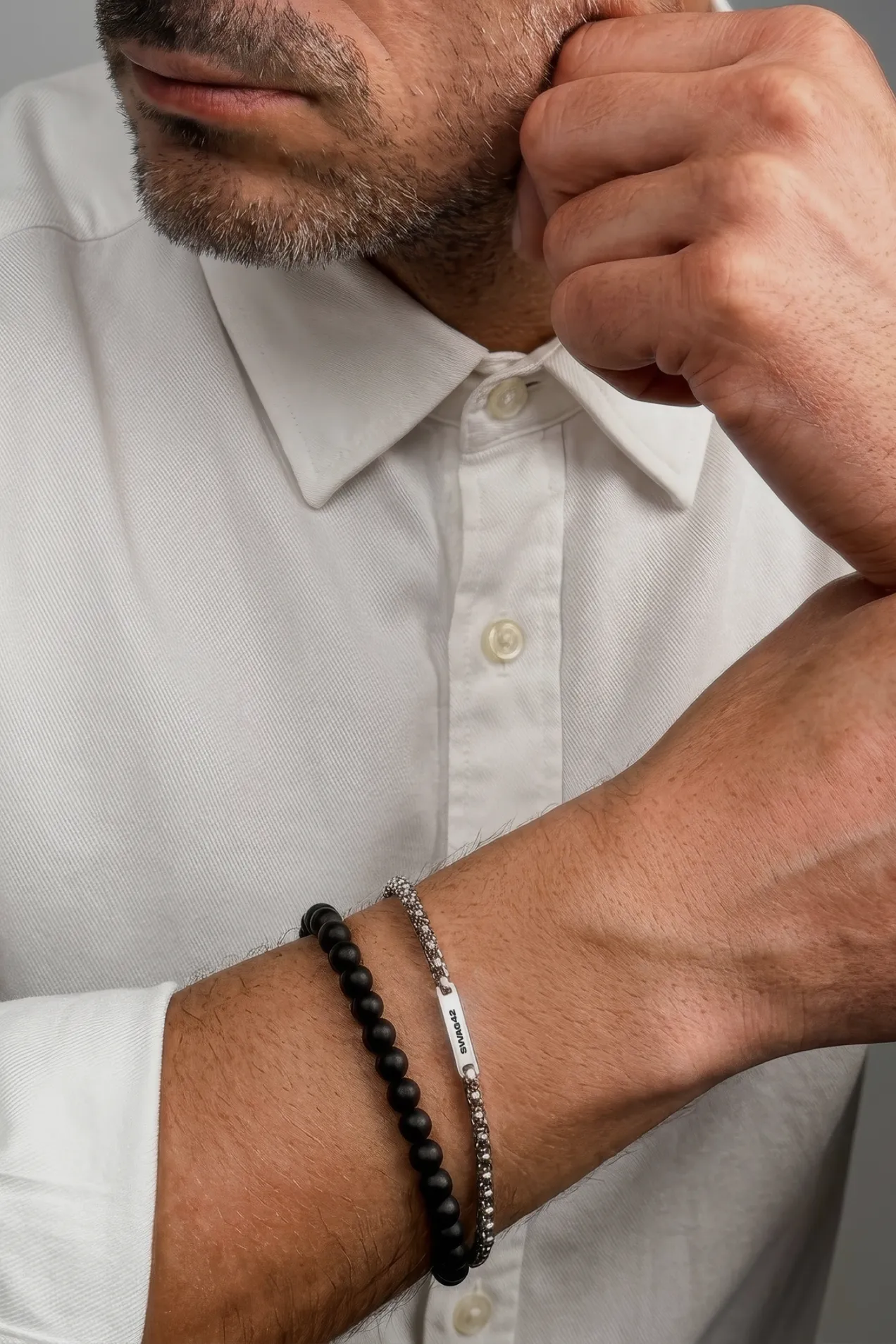 branded Personalized Stainless Steel Chain Bracelet