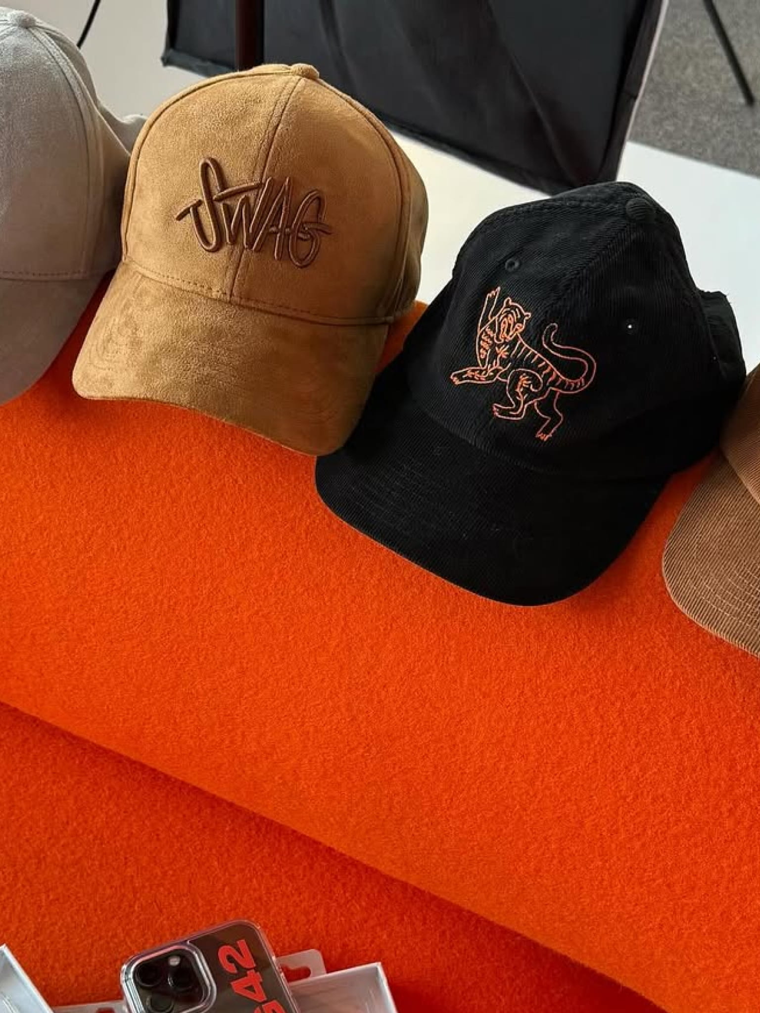 Faux Suede Cap