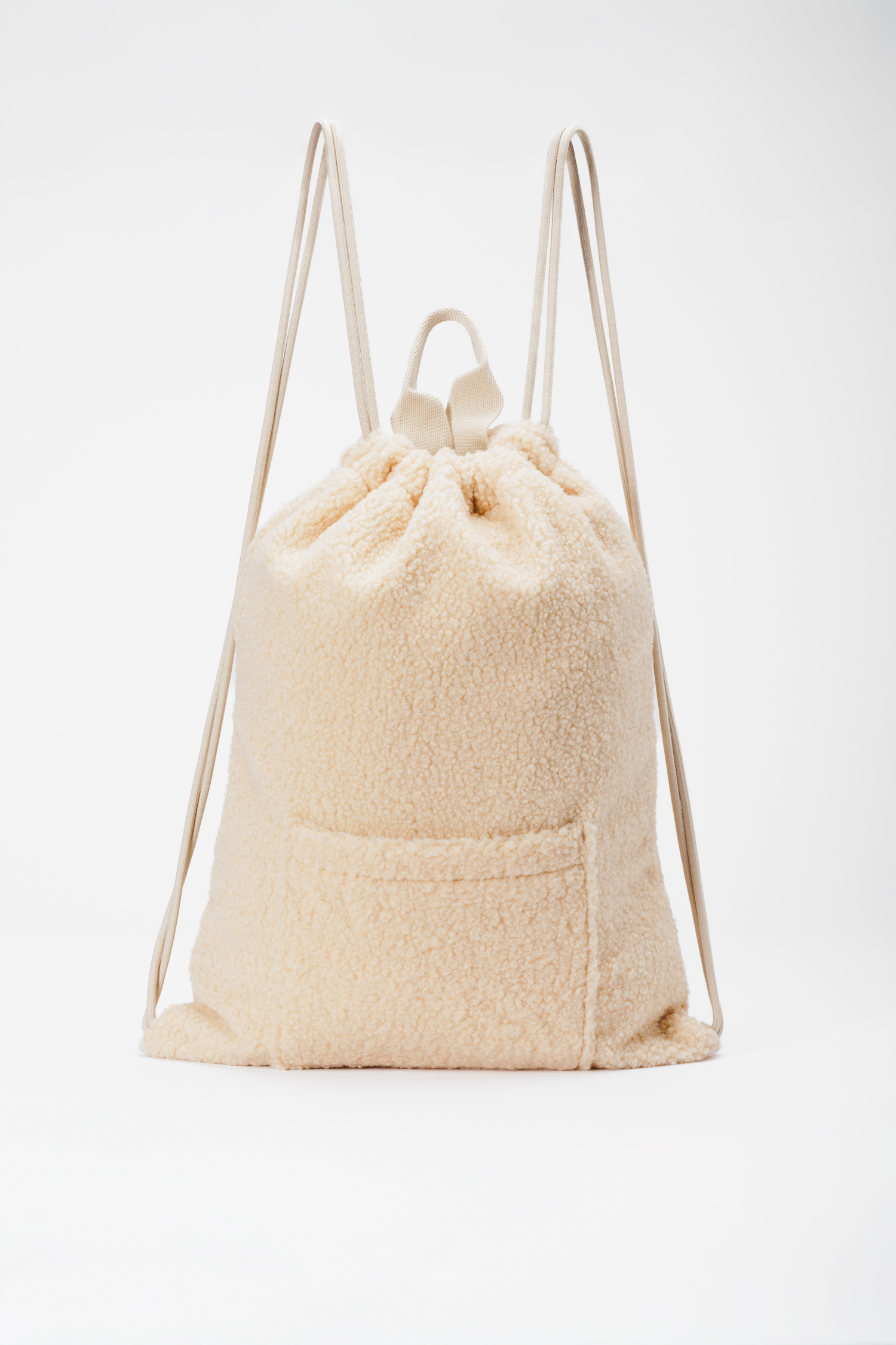 Bear Recycled Teddy Drawstring Backpack 9L position: 0