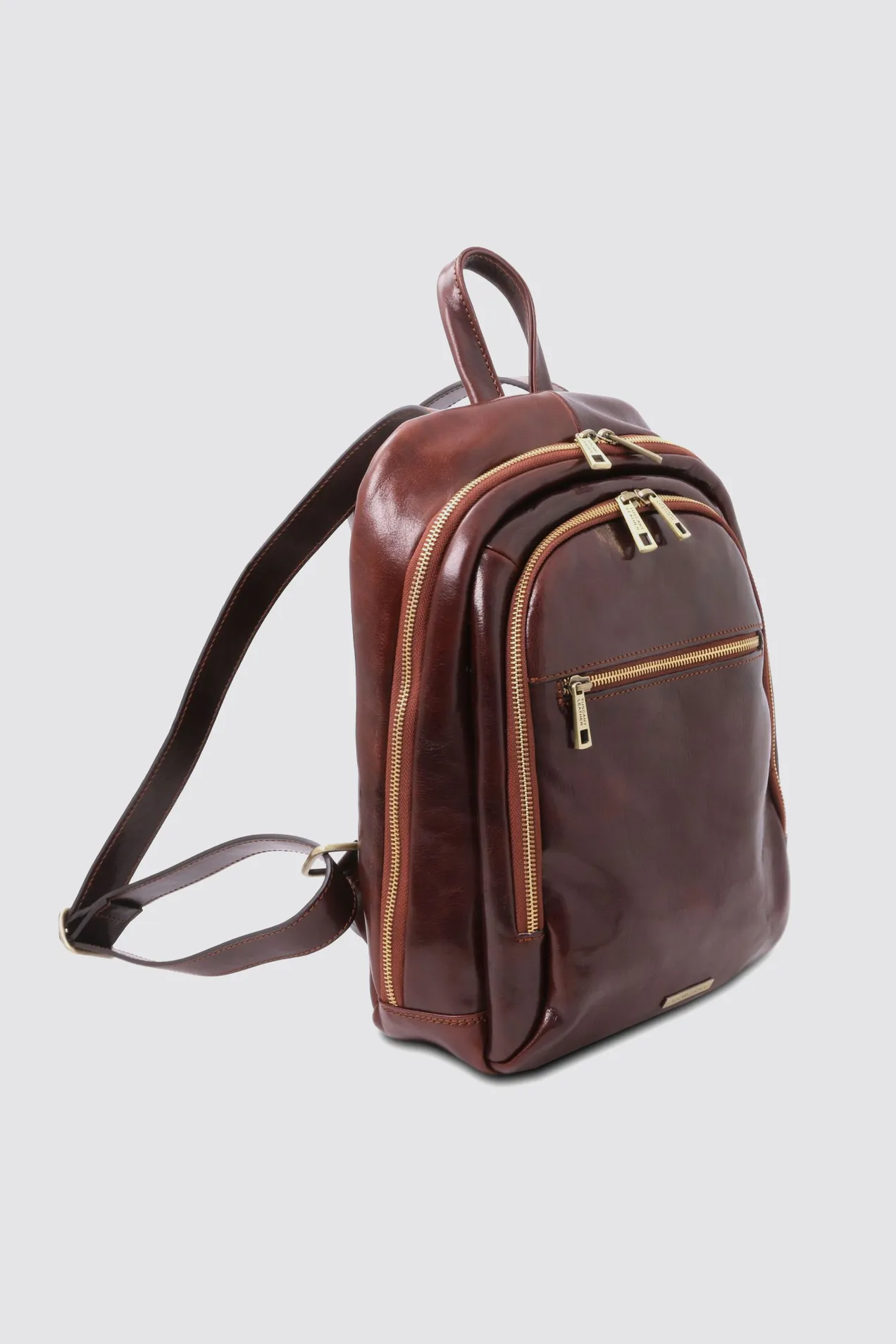 branded Perth Leather Backpack