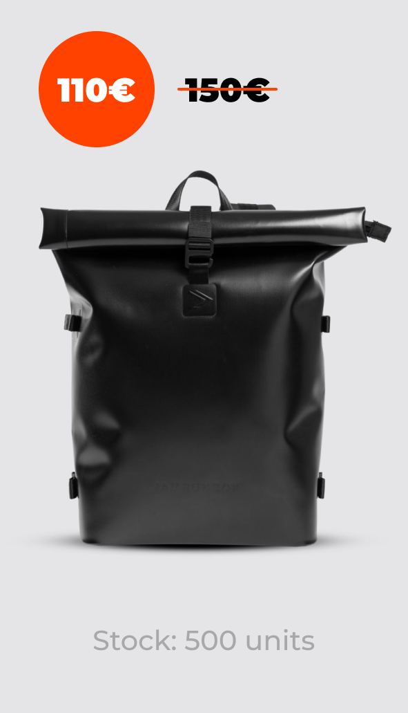 IAMRUNBOX everyday rolltop backpack