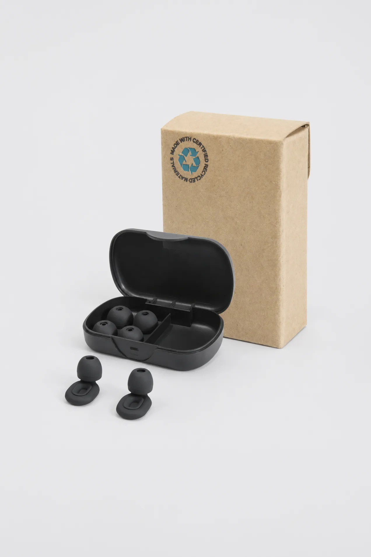 custom Hush Silicone Earplugs Set with your logo