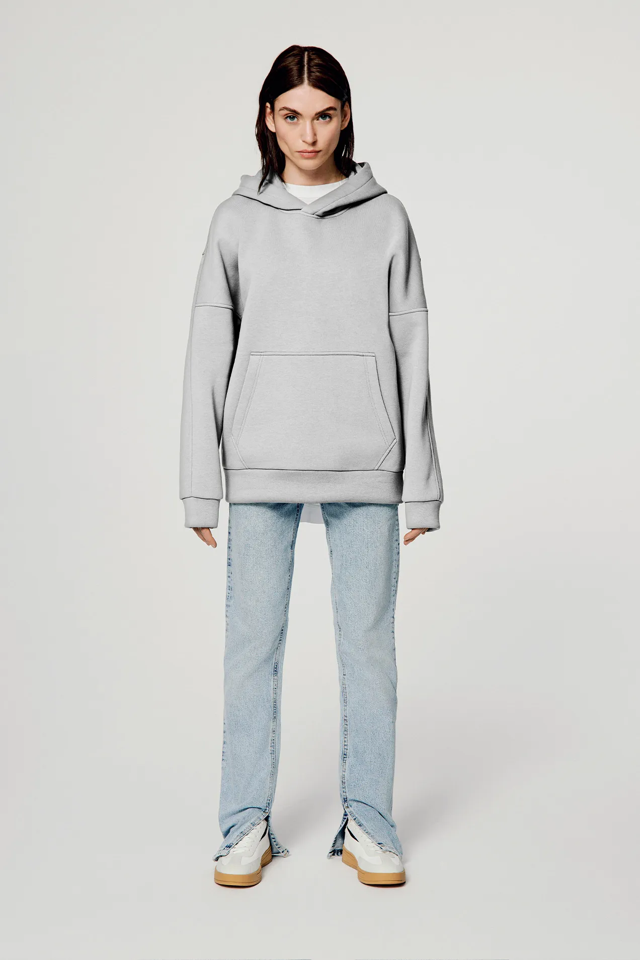 Hoodie Medium Light Grey position: 1