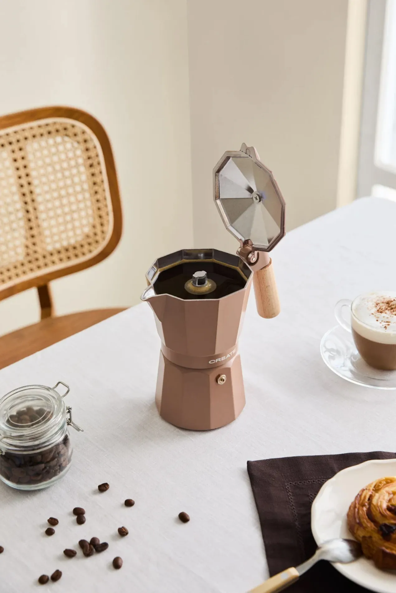 Thera Moka Retro Coffee Maker position: 4