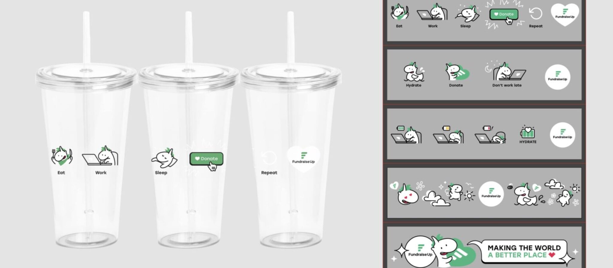 Water bottle branding