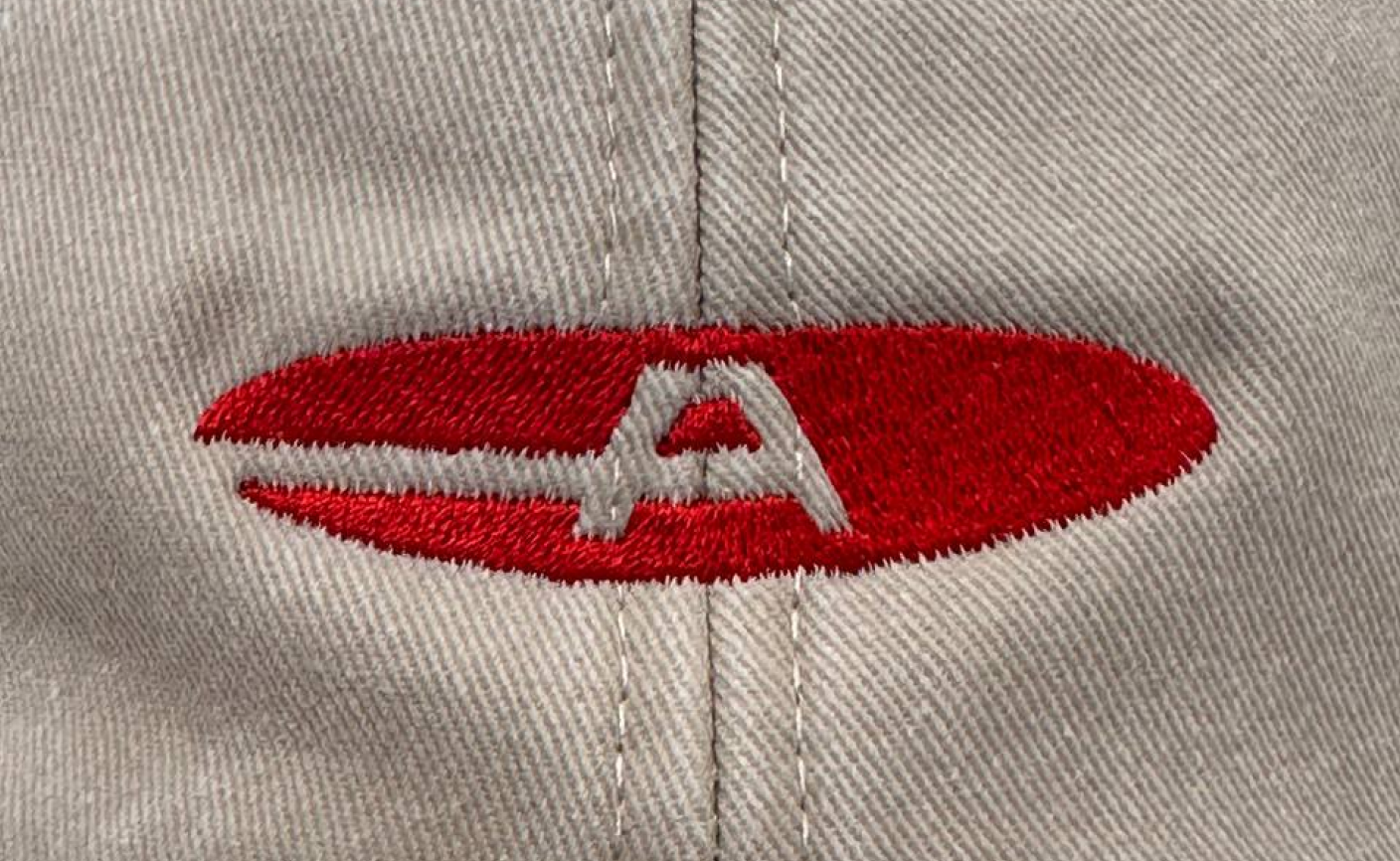 Washed caps made of cotton twill
