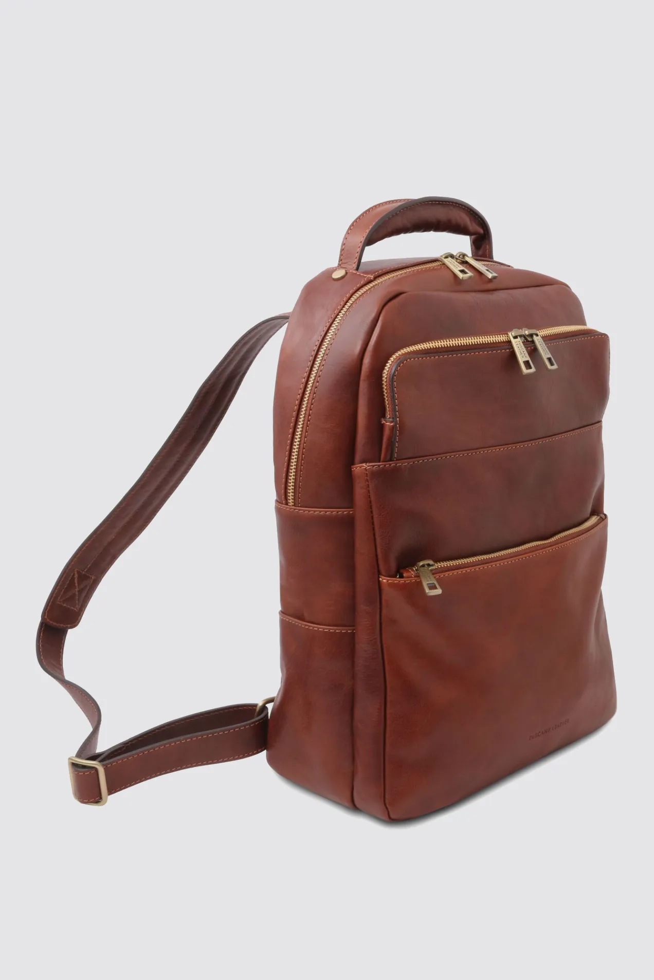 branded Melbourne Leather Laptop Backpack