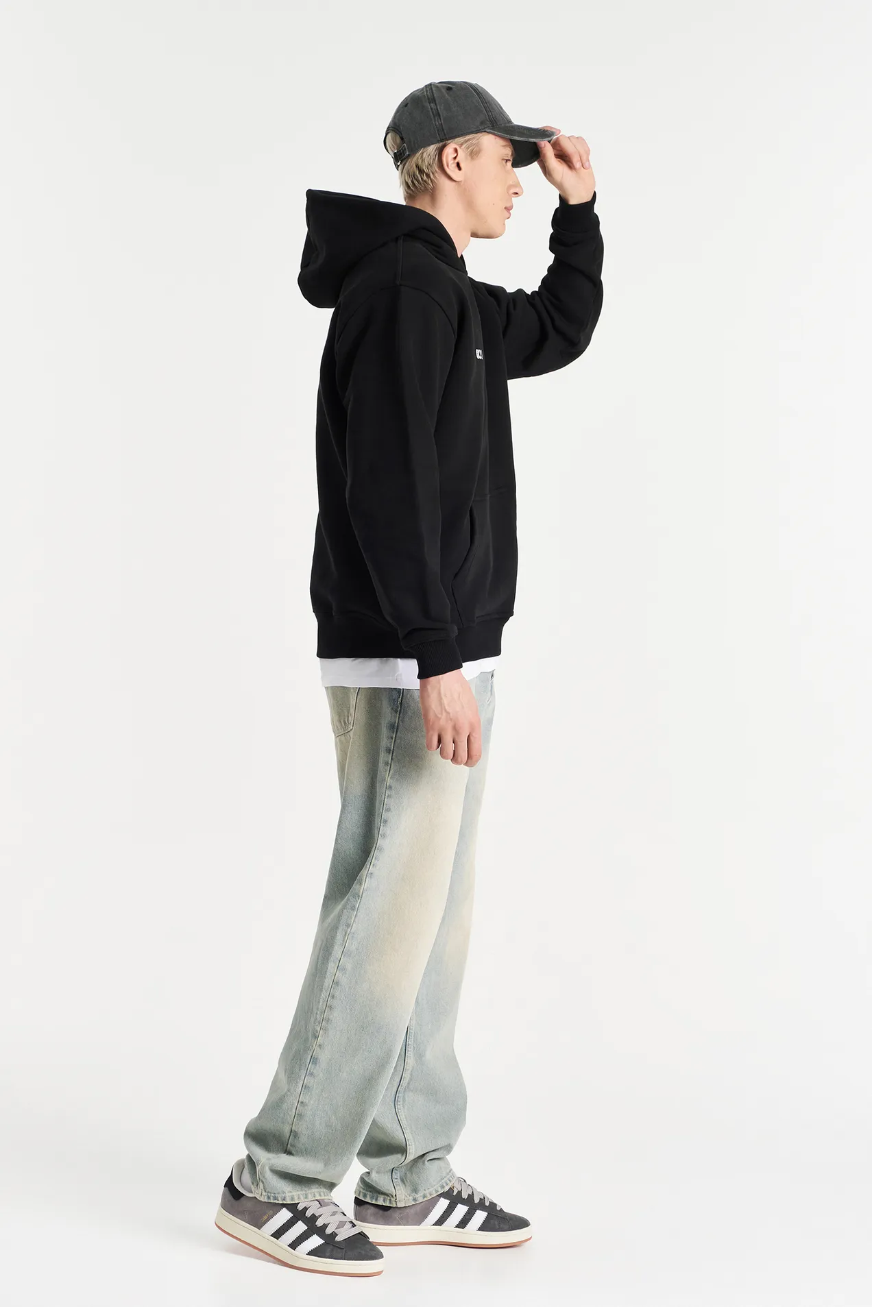 Organic cotton Hoodie Relaxed fit 450 position: 10
