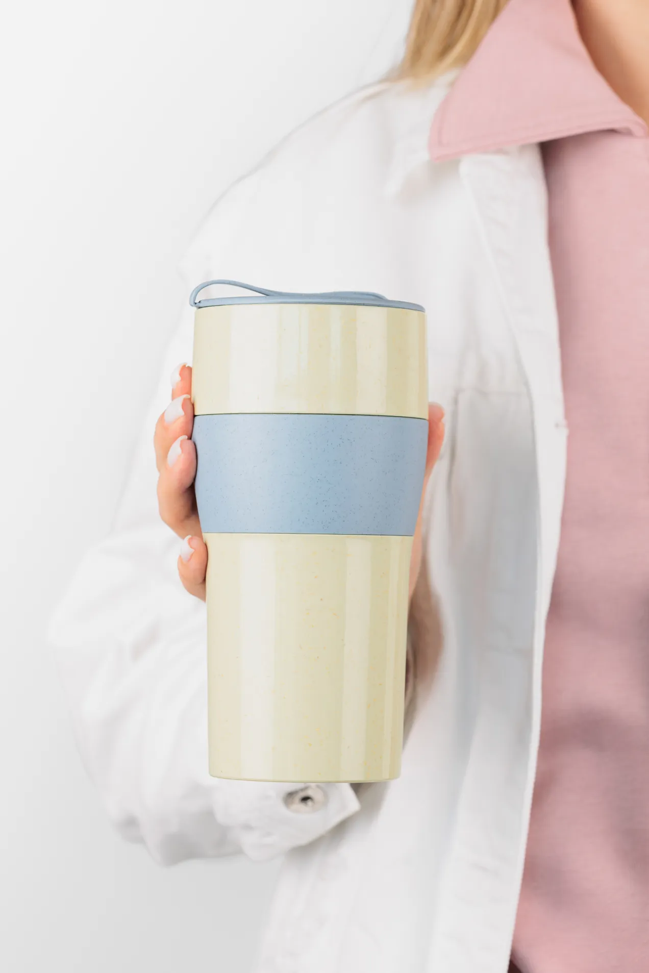 custom Organic Bio-circular Thermo Mug / 700 ml with your logo