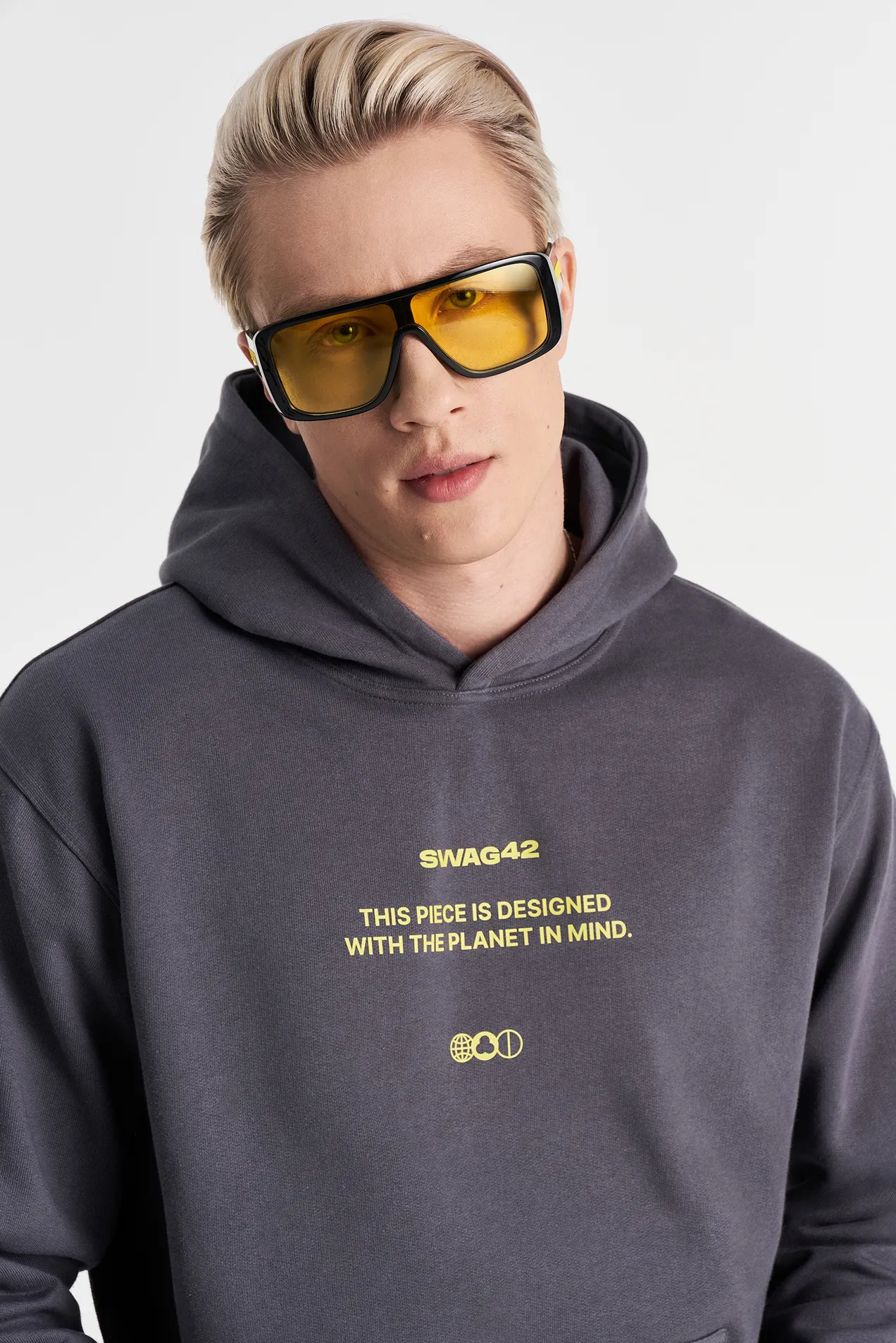 Organic cotton Hoodie Relaxed fit 450 position: 5