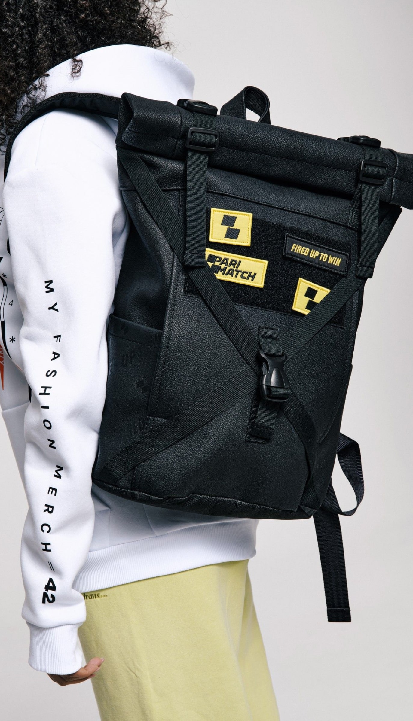 Custom backpack with embroidery