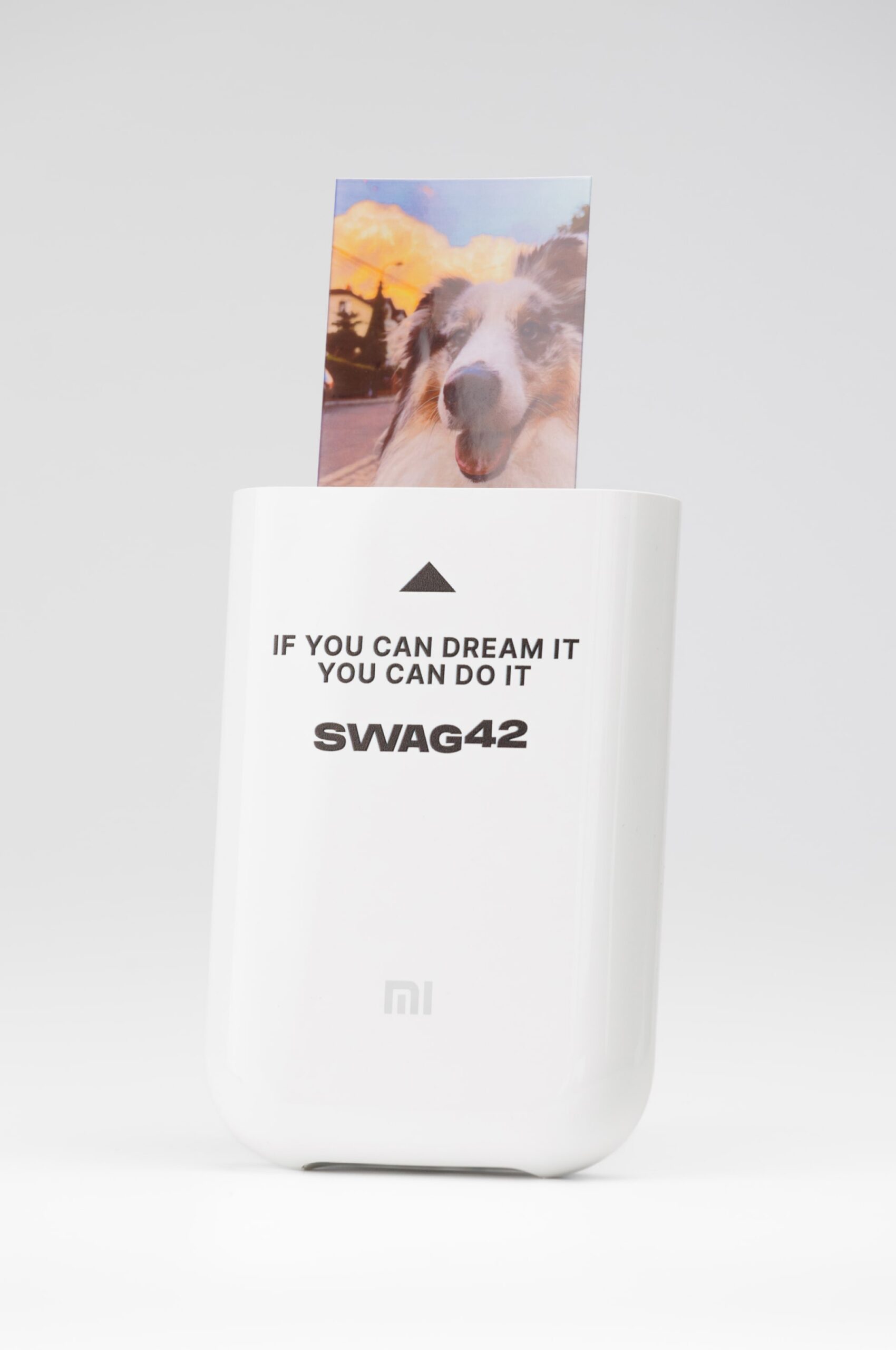 Branded portable printer