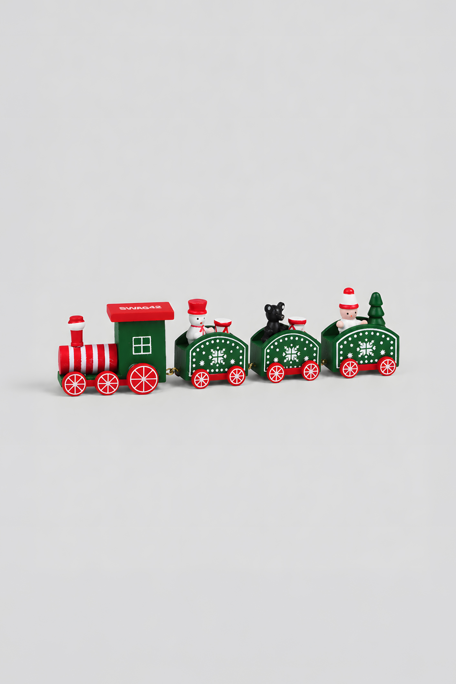 JUNA Wooden Christmas Train