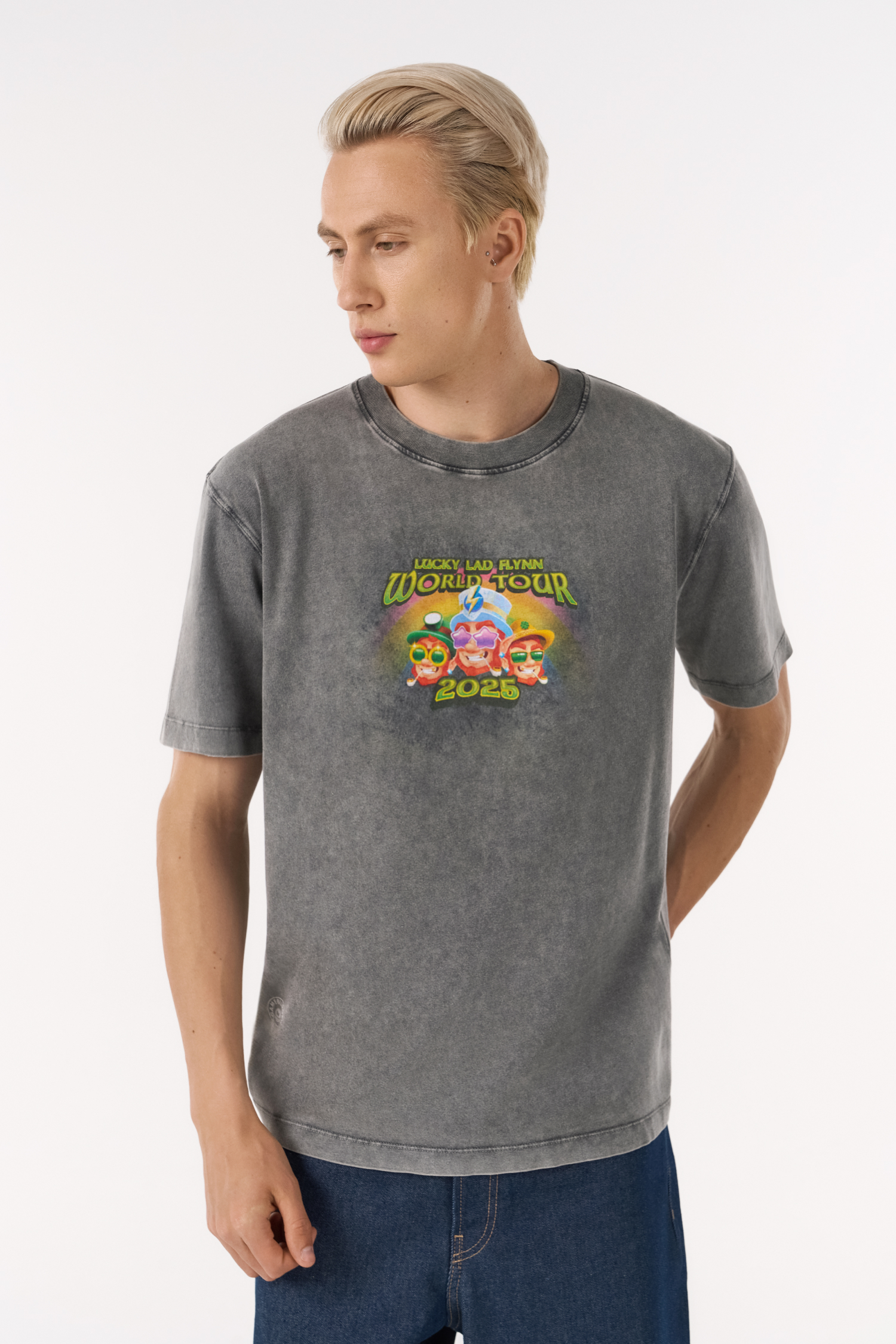 Custom Fade Out Organic Cotton T-Shirt position: 0