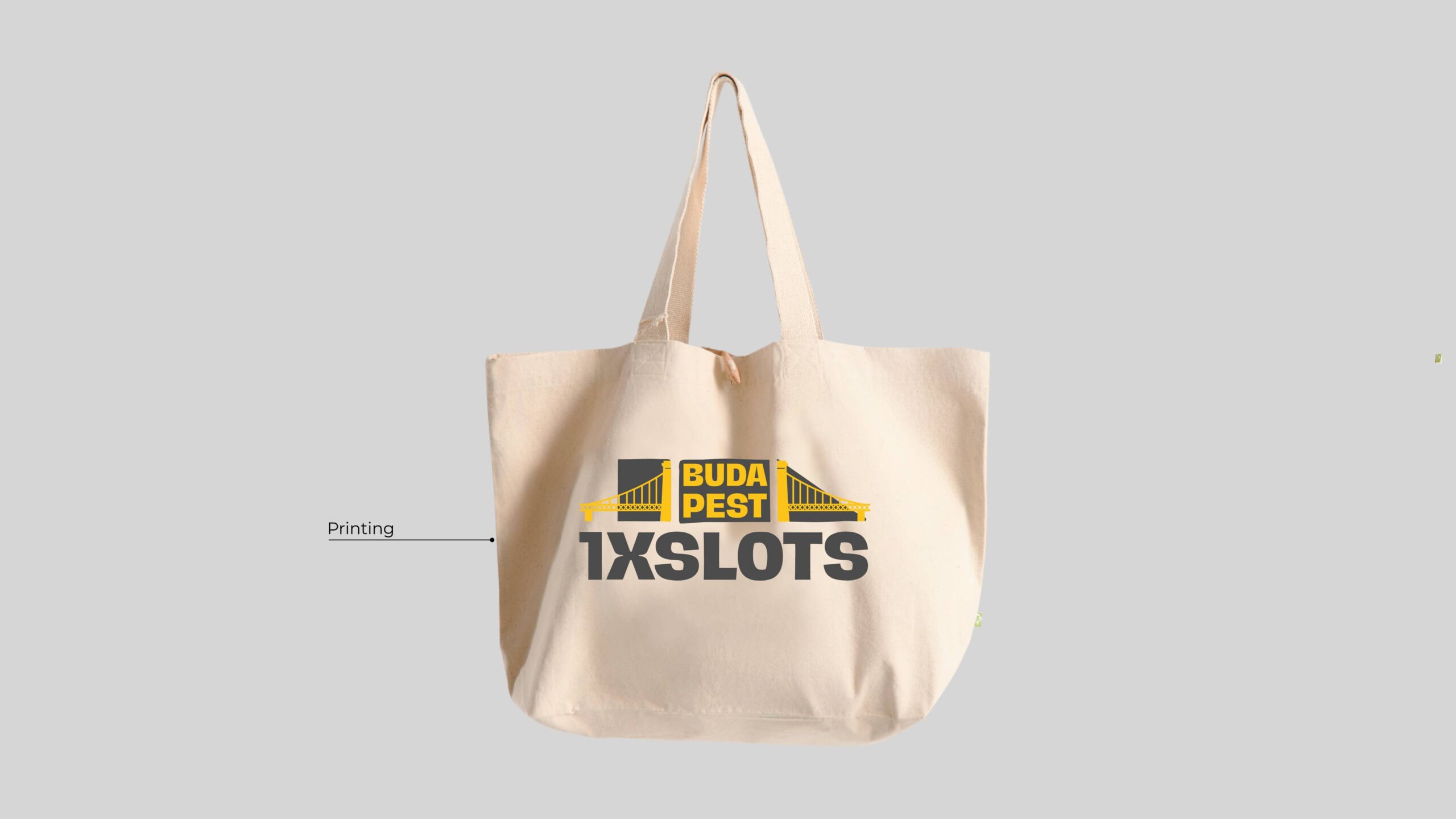 Organic cotton marina bag for event gifts 