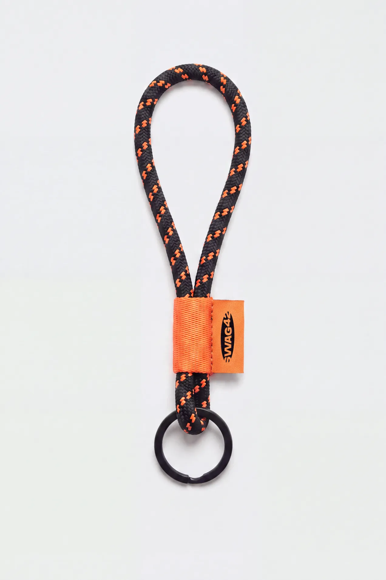 Short Rope Keyring with Custom Label position: 1