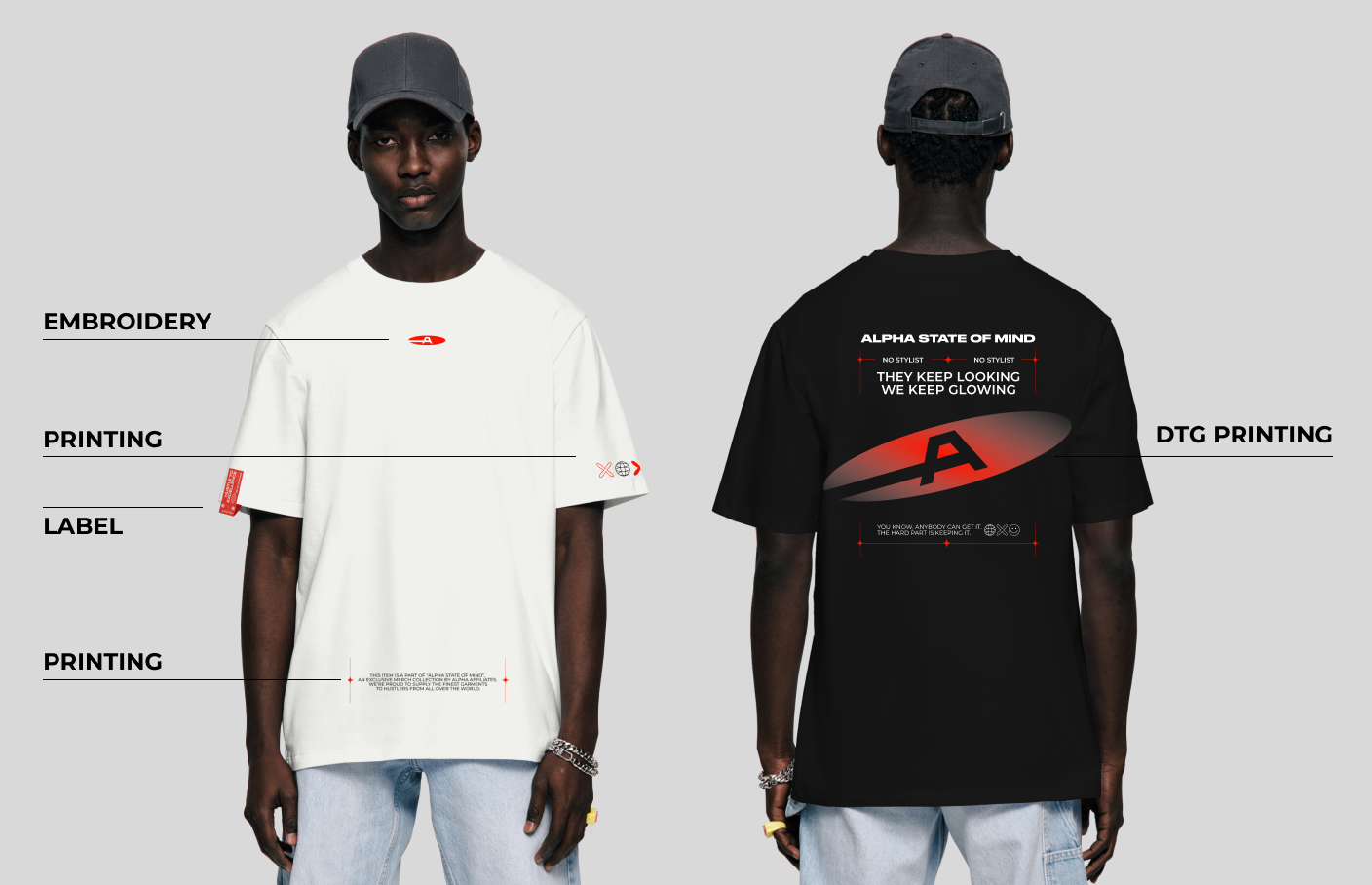 Personalized t-shirts by Swag42
