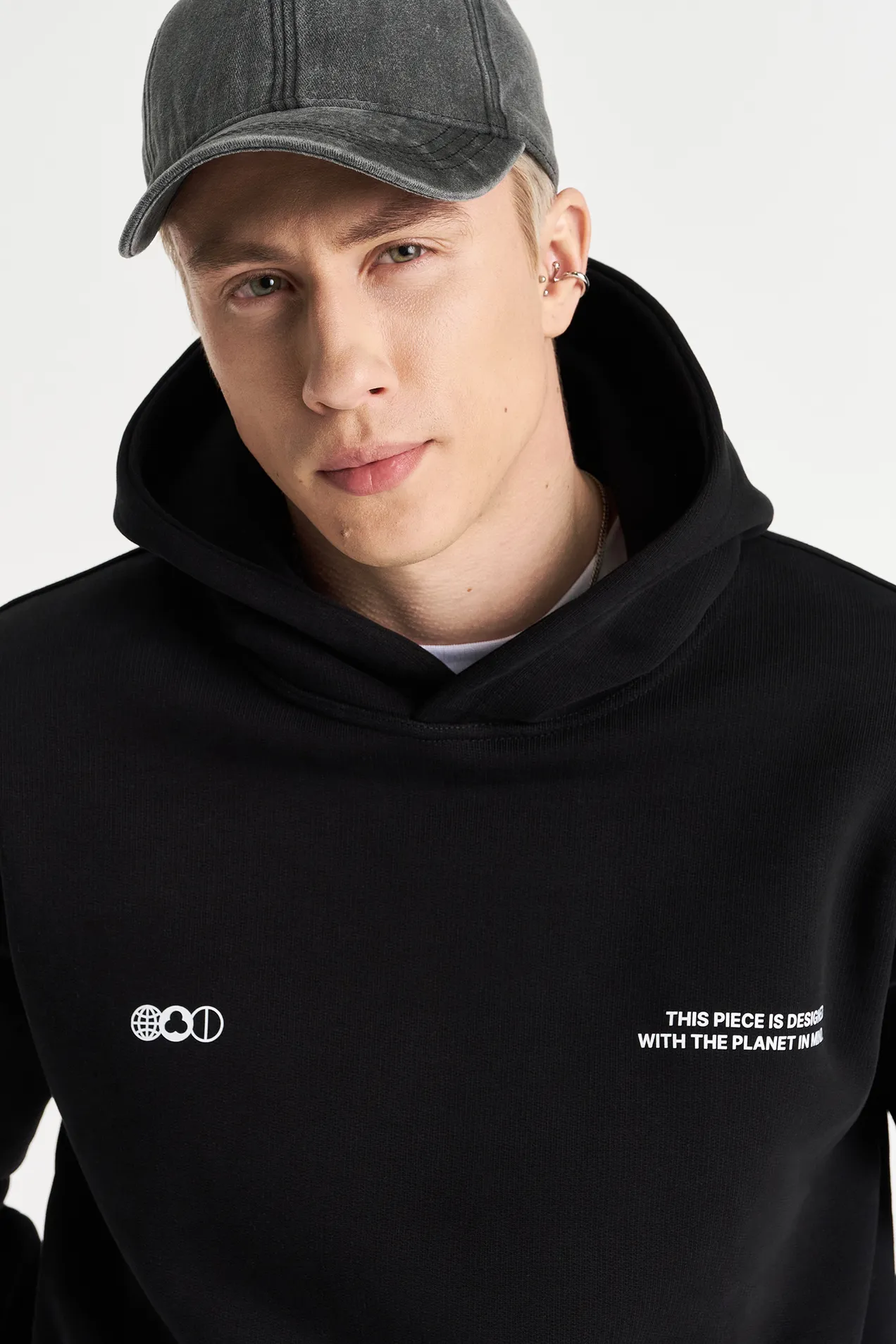 Organic cotton Hoodie Relaxed fit 450 position: 7
