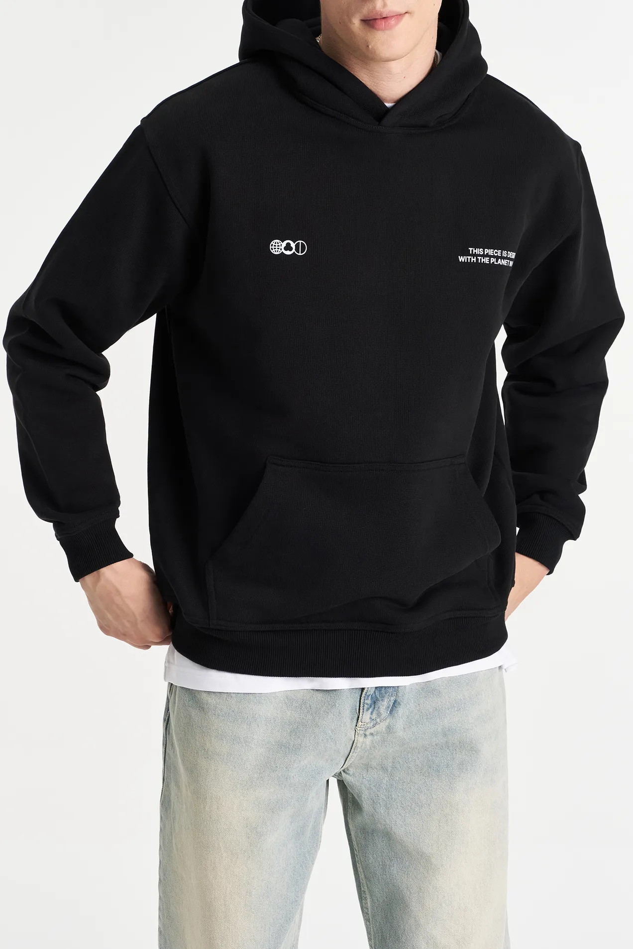 Organic cotton Hoodie Relaxed fit 450 position: 6