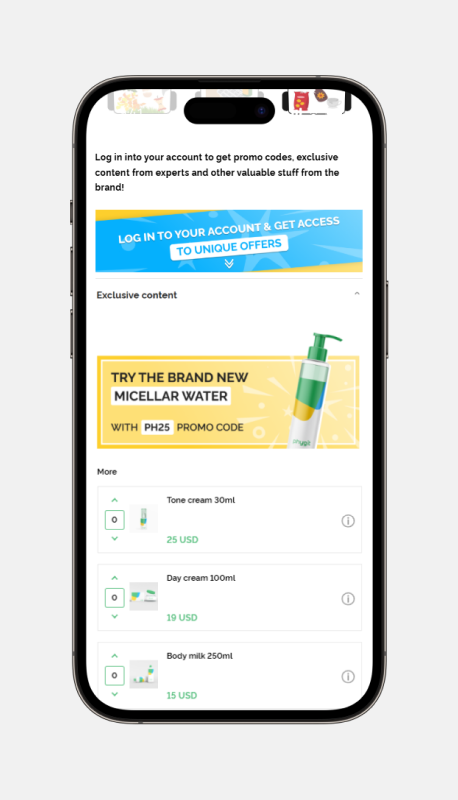 Exclusive content feature.