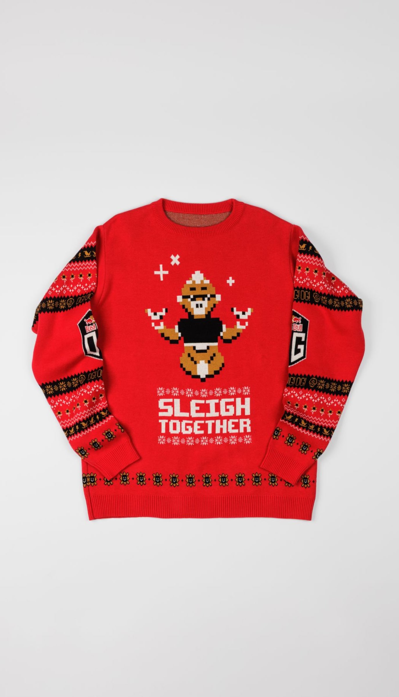 Corporate ugly Christmas sweaters, 100% cotton