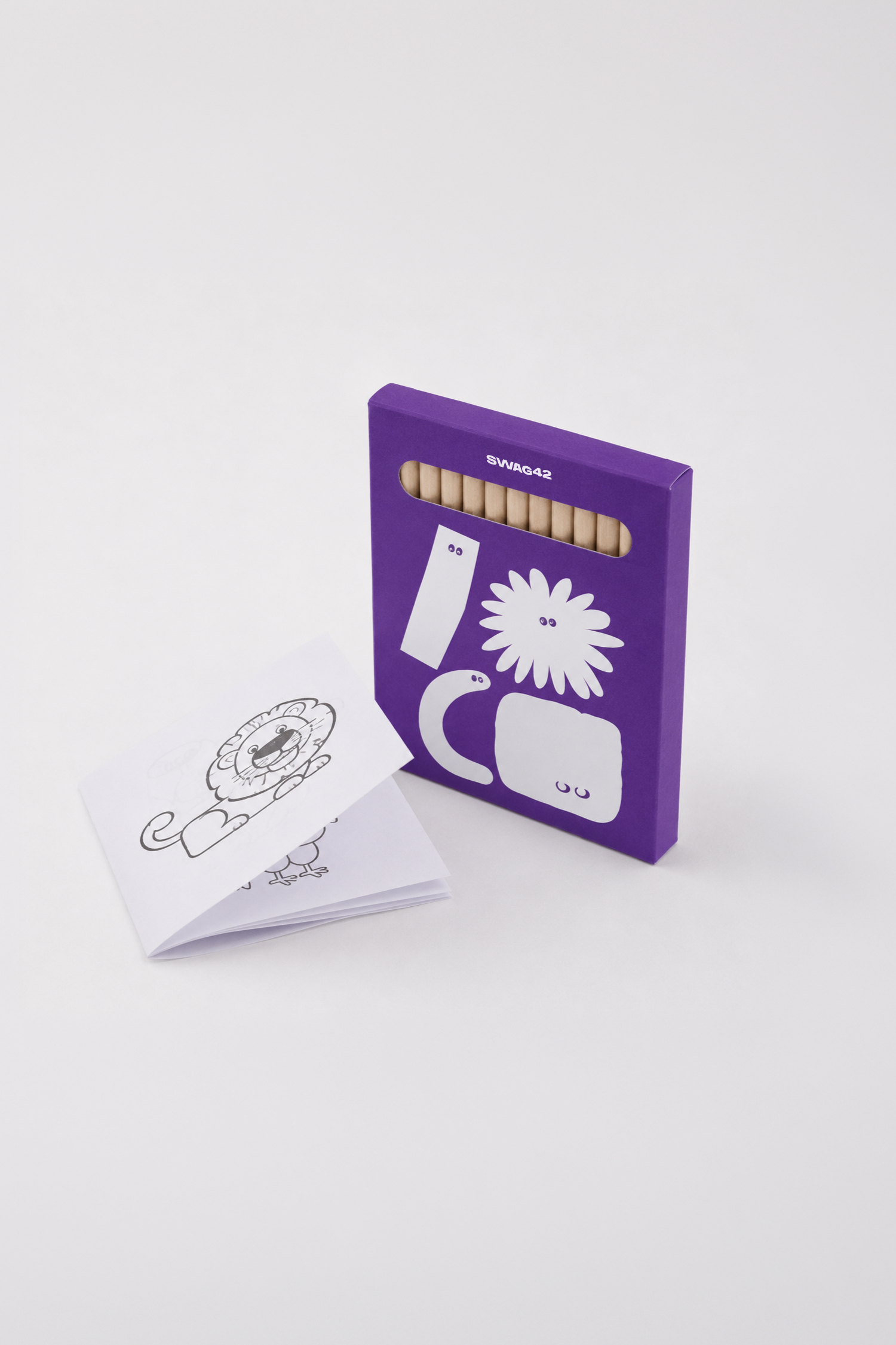 Custom Animal Colouring Set with 12 Pencils