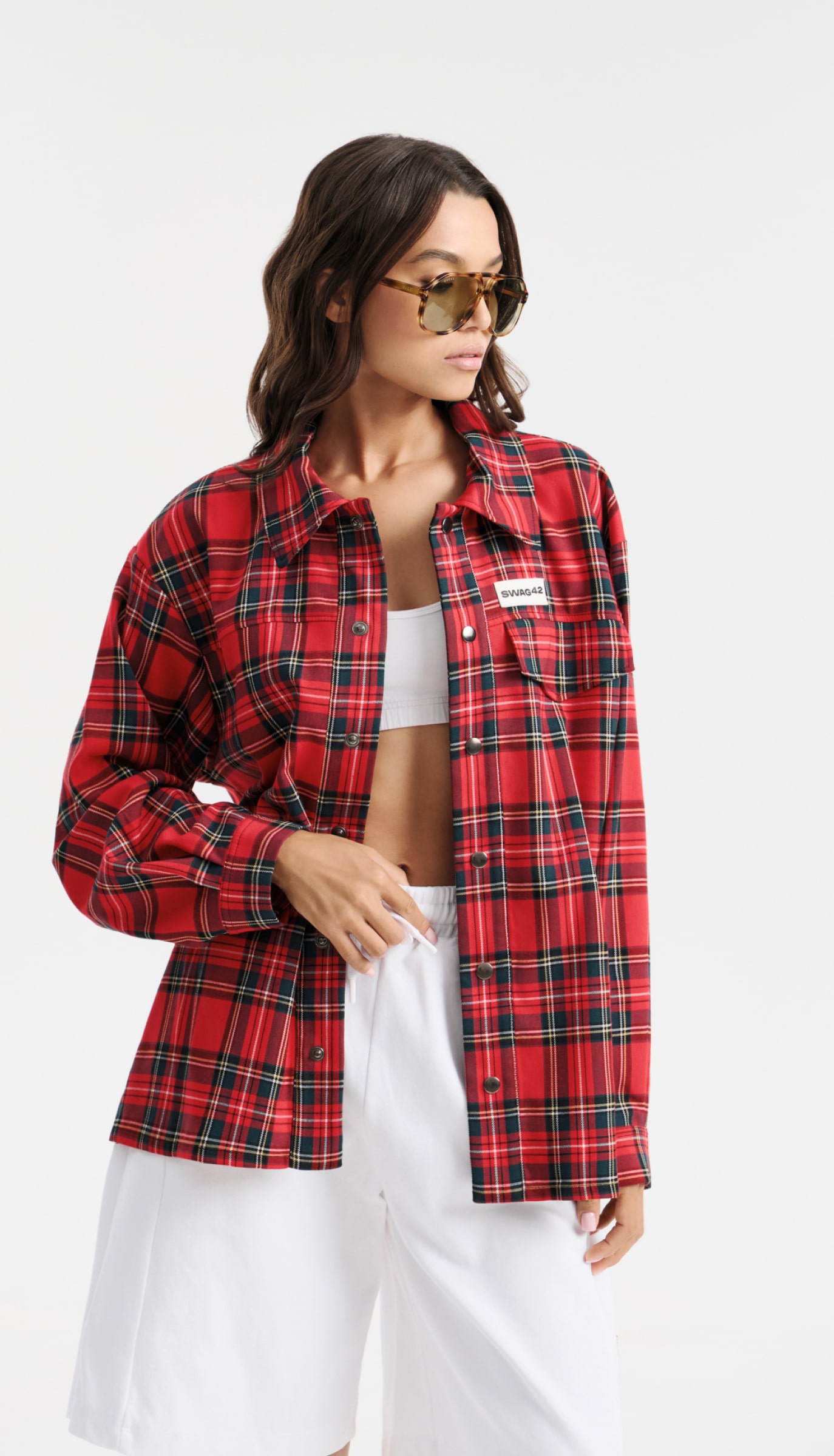 Custom branded flannel shirt