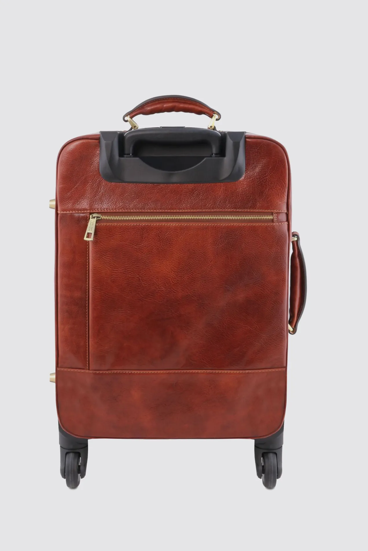 custom TL Voyager Leather Trolley with your logo