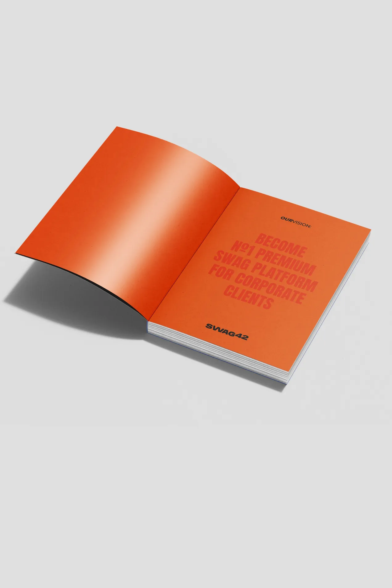 branded Silver Gloss A5 Notebook
