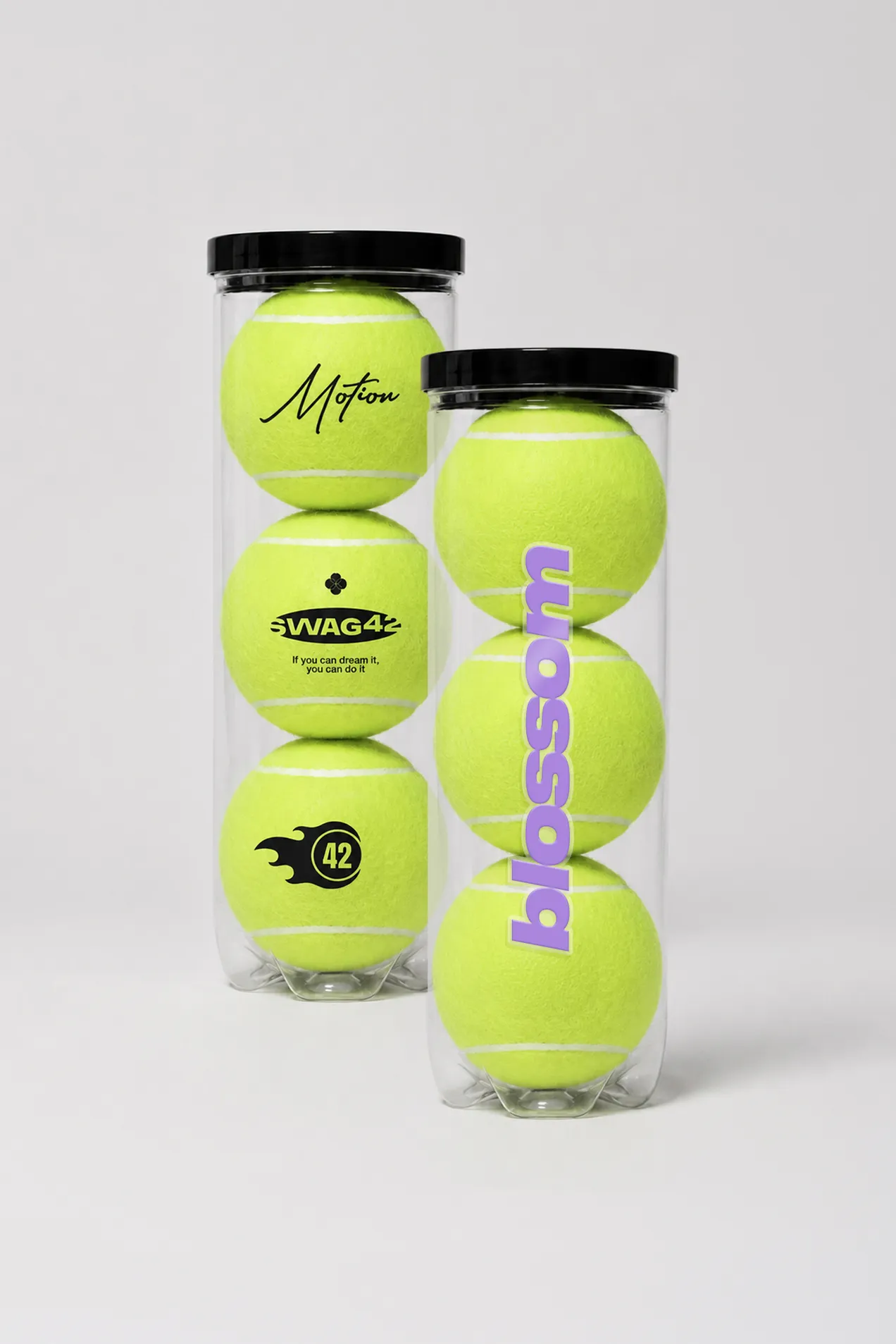 branded Custom Tennis Balls Set of 3