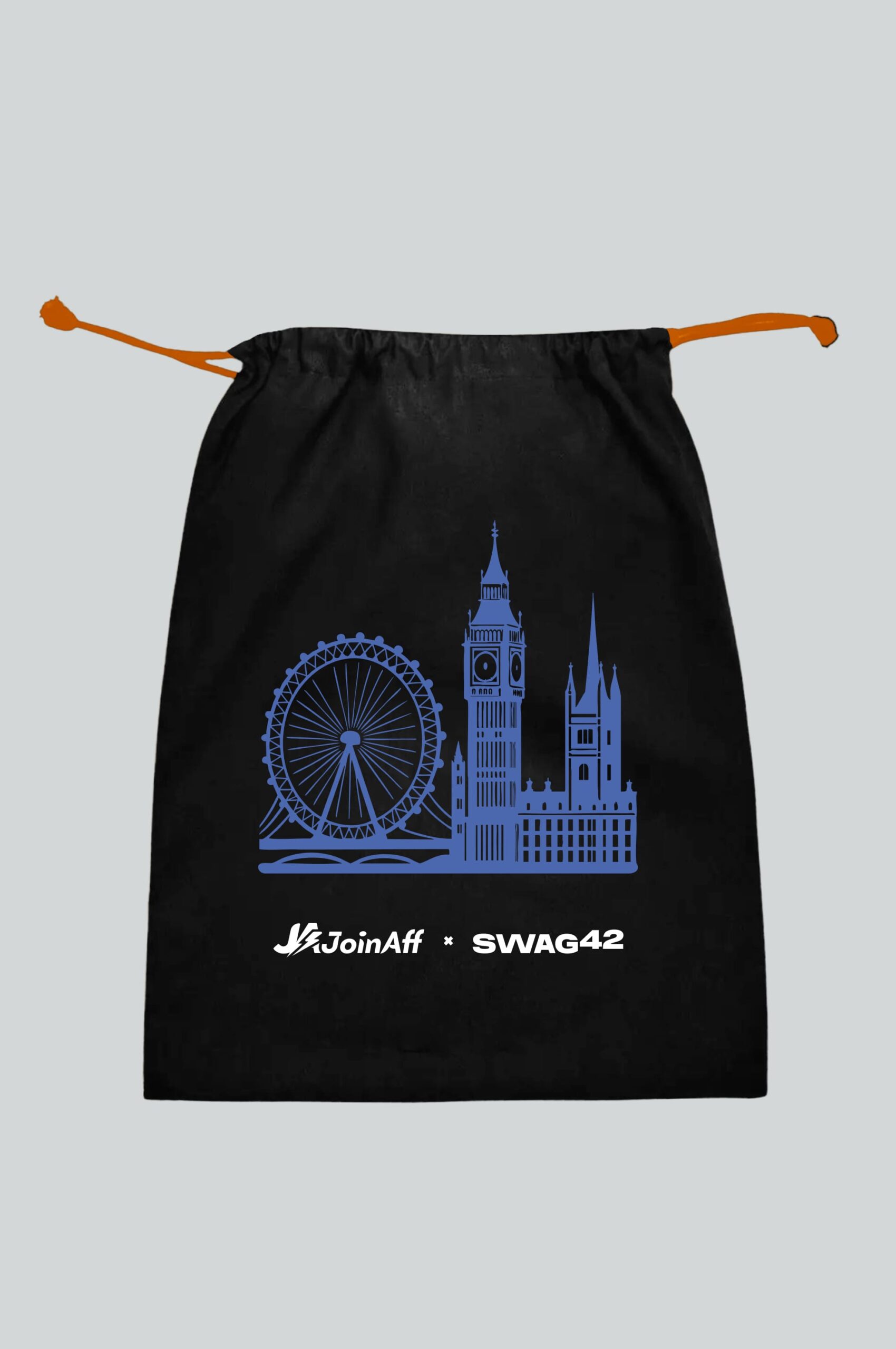 Zero-waste package bag for branded event merchandise