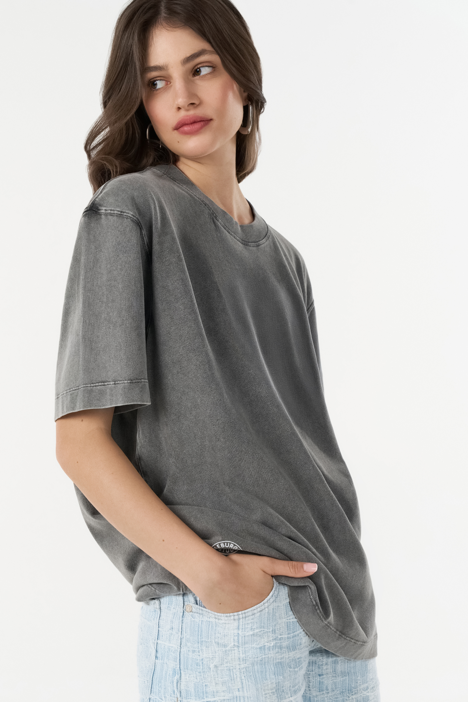 Acid-washed Organic Cotton T-Shirt position: 0